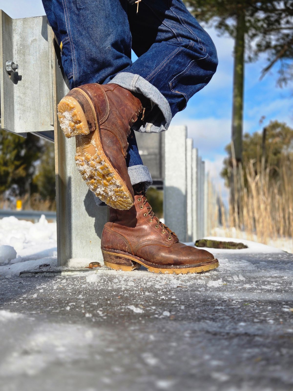 Photo by ShnyHntr91 on January 26, 2026 of the Nicks BuilderPro in Horween Timber Roanoke.