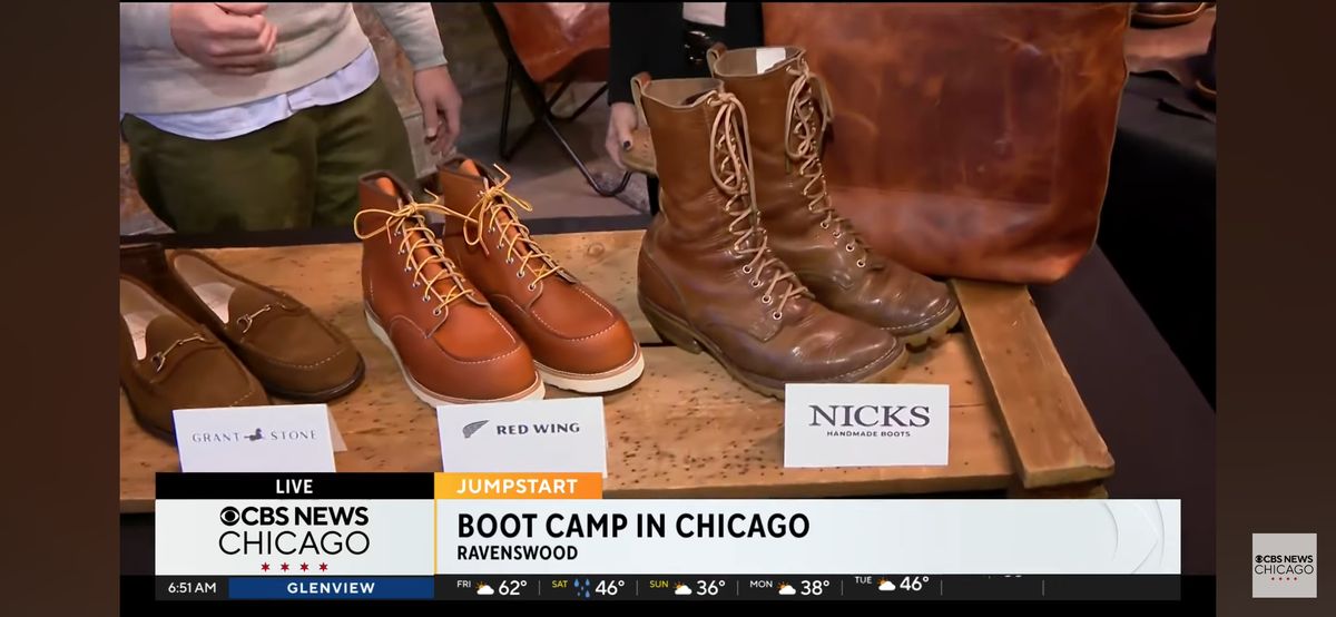 Photo by ShnyHntr91 on November 9, 2025 of the Nicks Builder Pro, MTO in Horween Natural Dublin.