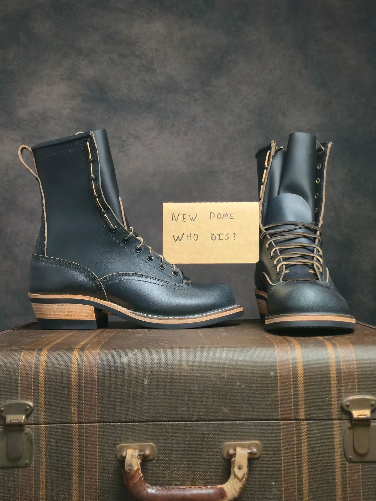 Photo by ShnyHntr91 on October 1, 2025 of the Nicks Lace To Toe in Horween Pacific Waxed Flesh.