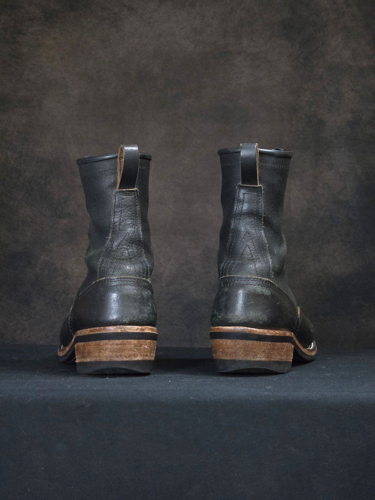 Photo by ShnyHntr91 on December 23, 2025 of the Nicks Lace To Toe in Horween Pacific Waxed Flesh.