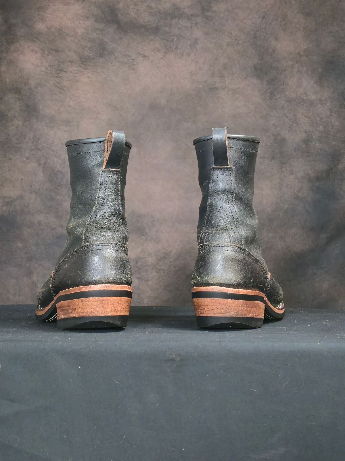 Photo by ShnyHntr91 on March 1, 2026 of the Nicks Lace To Toe in Horween Pacific Waxed Flesh.