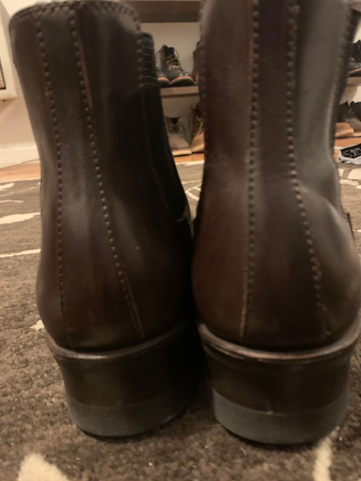 Photo by jb_jams on January 6, 2023 of the Addict Boots AB-03 Chelsea Boots in Unknown Leather.