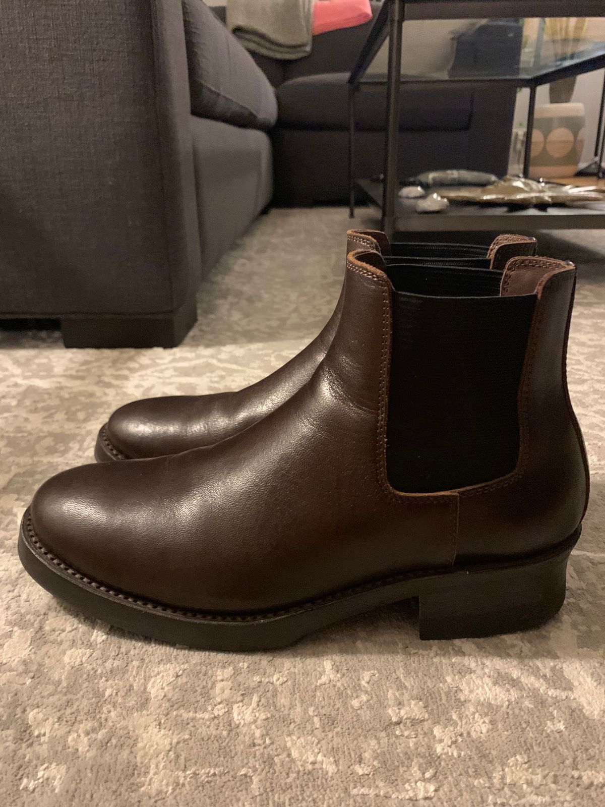Photo by jb_jams on February 6, 2023 of the Addict Boots AB-03 Chelsea Boots in Unknown Leather.