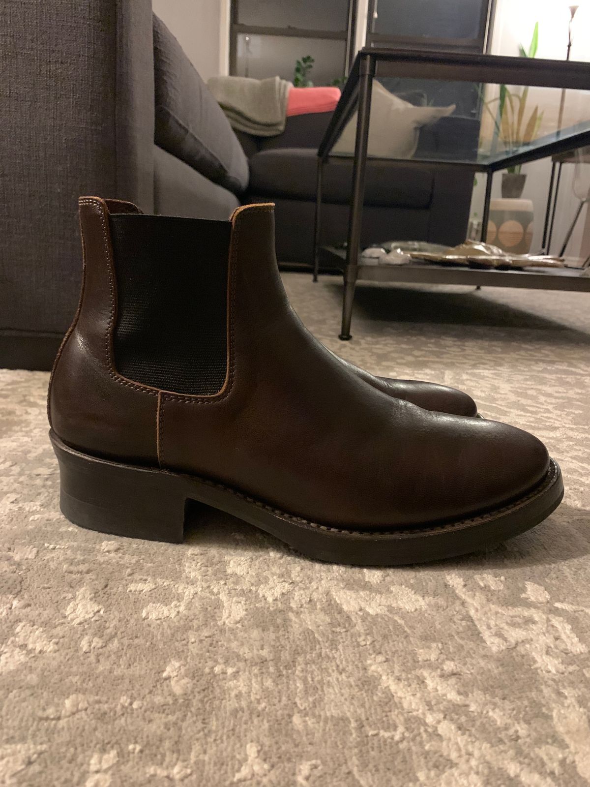 Photo by jb_jams on February 6, 2023 of the Addict Boots AB-03 Chelsea Boots in Unknown Leather.