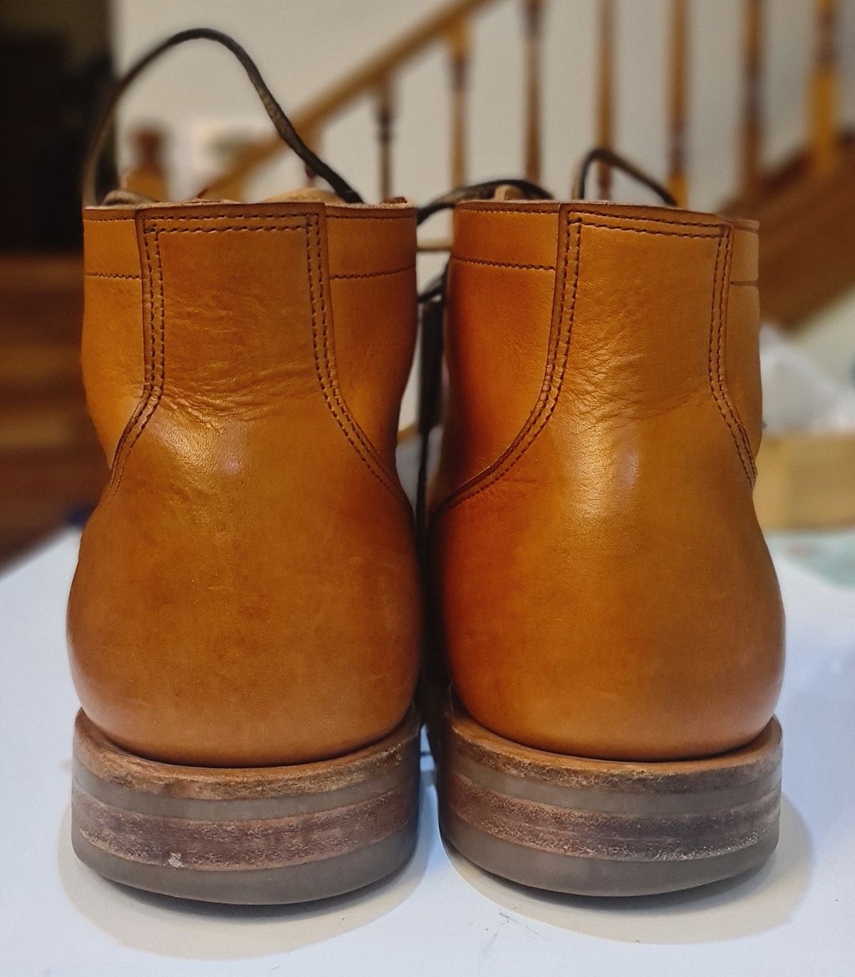 Photo by mormus on March 5, 2023 of the Viberg Service Boot in Tochigi Natural Cowhide.