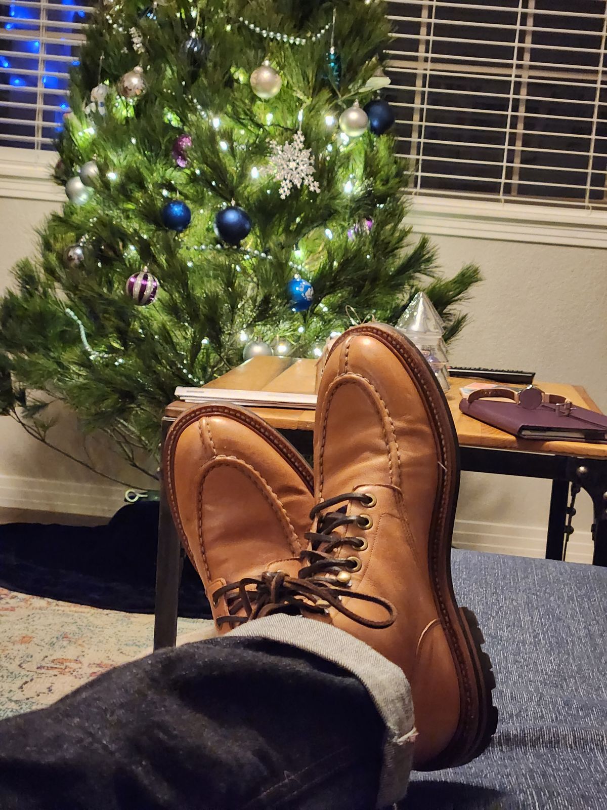 Photo by Not_Korean on December 3, 2022 of the Grant Stone Ottawa Boot in Incas Natural Kangaroo.