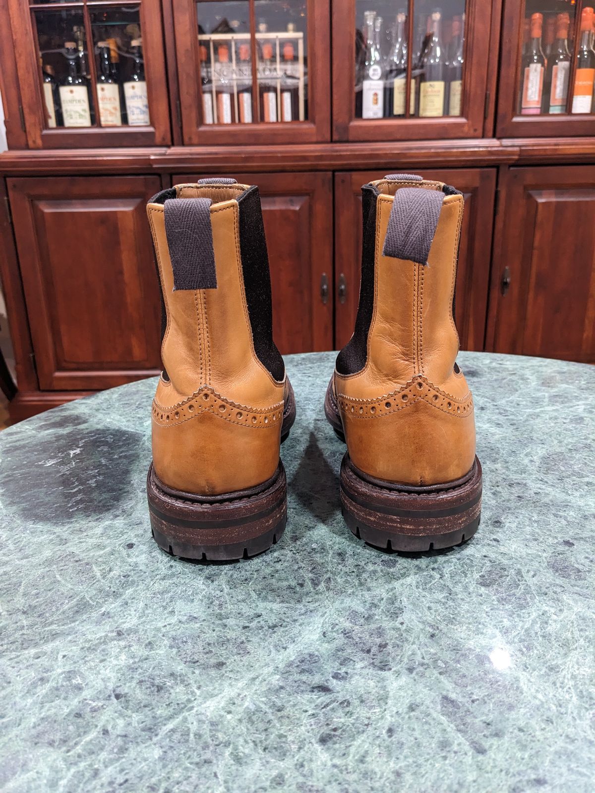 Photo by bensta96 on April 6, 2023 of the Tricker's Henry Country Dealer Boot in 1001 Burnished Calf.