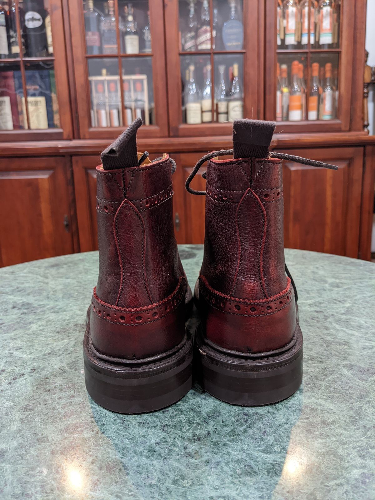 Photo by bensta96 on November 1, 2022 of the Tricker's Stow Country Boot in C.F. Stead Sign Classic Kudu.