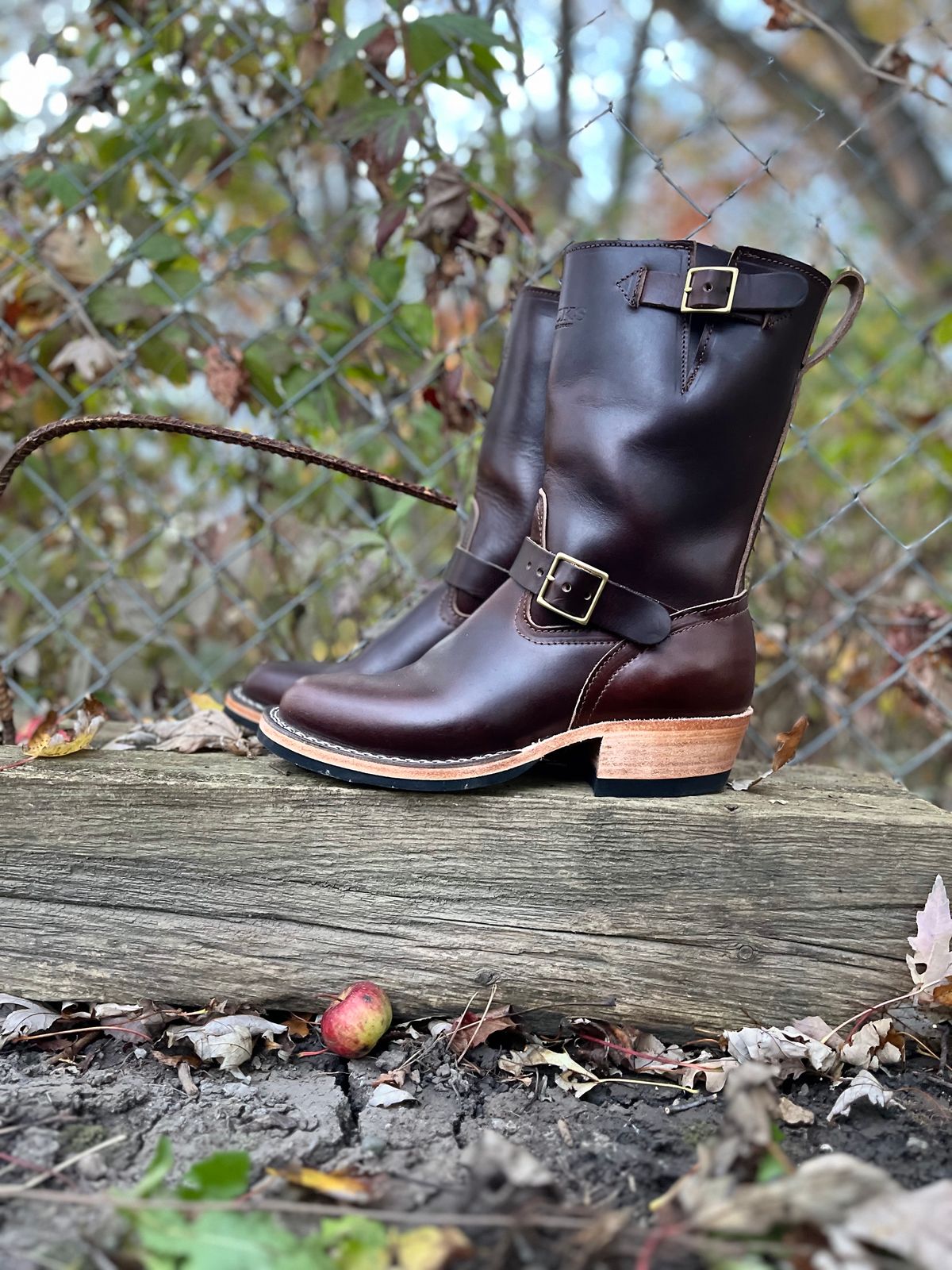 Photo by jeremy.short2 on November 1, 2023 of the Nicks Renegade in Horween Brown Chromexcel.