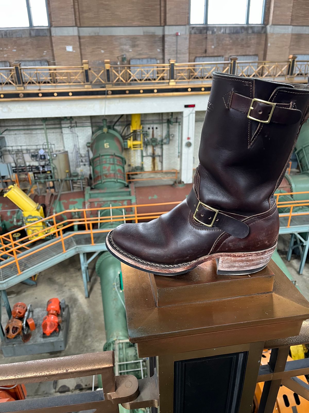 Photo by jeremy.short2 on January 23, 2024 of the Nicks Renegade in Horween Brown Chromexcel.