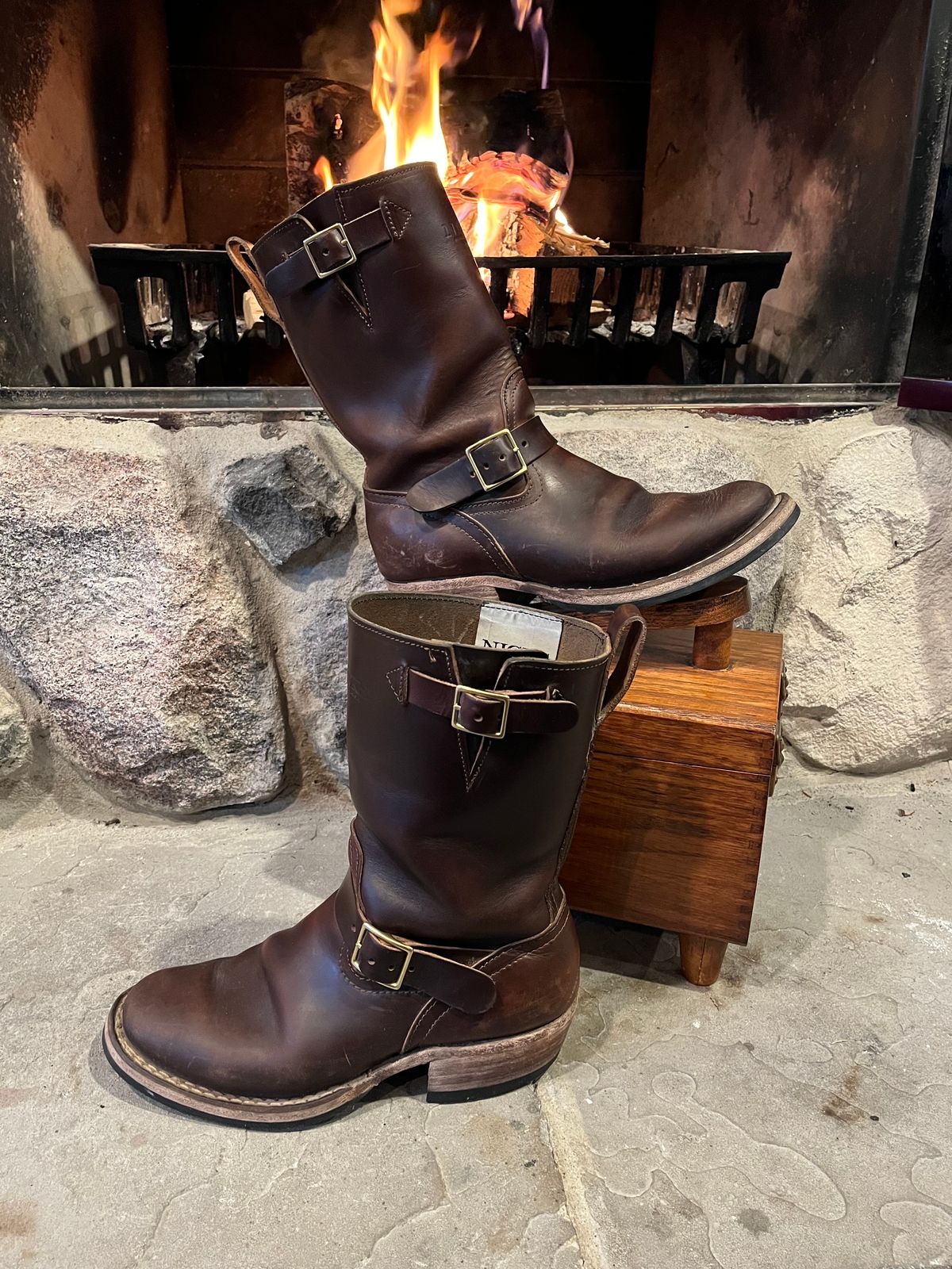 Photo by jeremy.short2 on February 4, 2024 of the Nicks Renegade in Horween Brown Chromexcel.