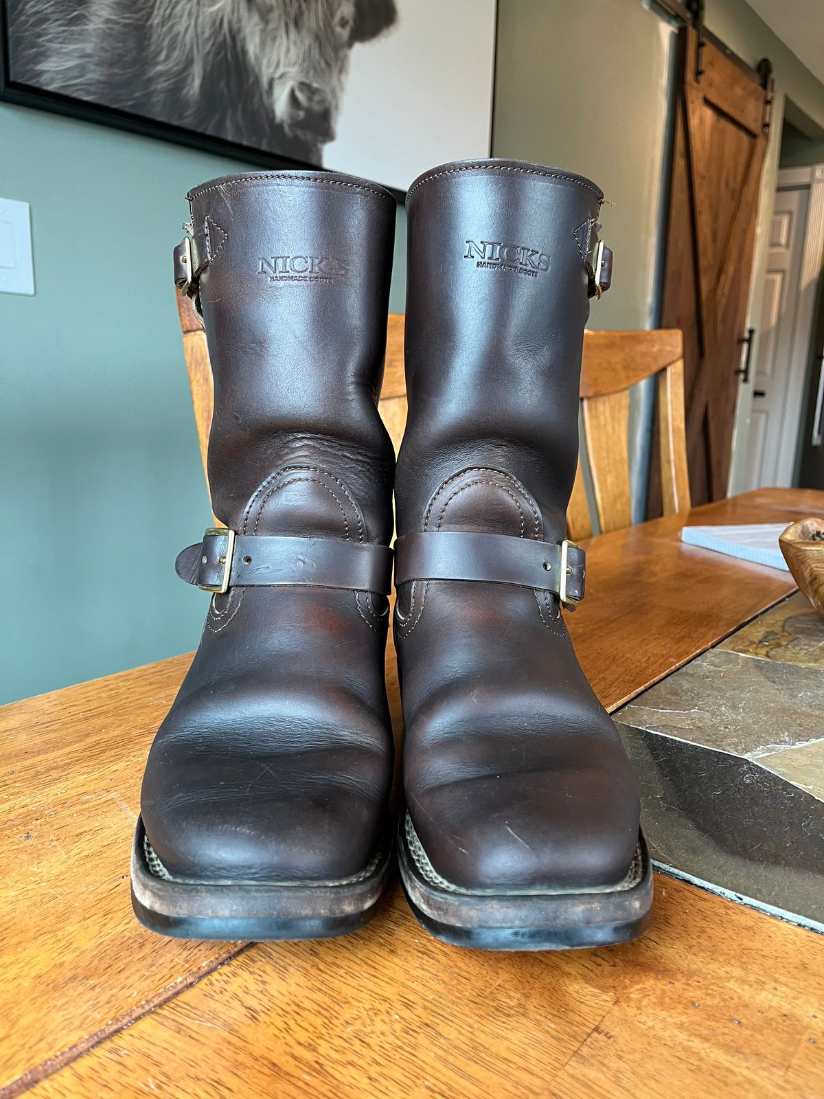 Photo by jeremy.short2 on March 3, 2024 of the Nicks Renegade in Horween Brown Chromexcel.