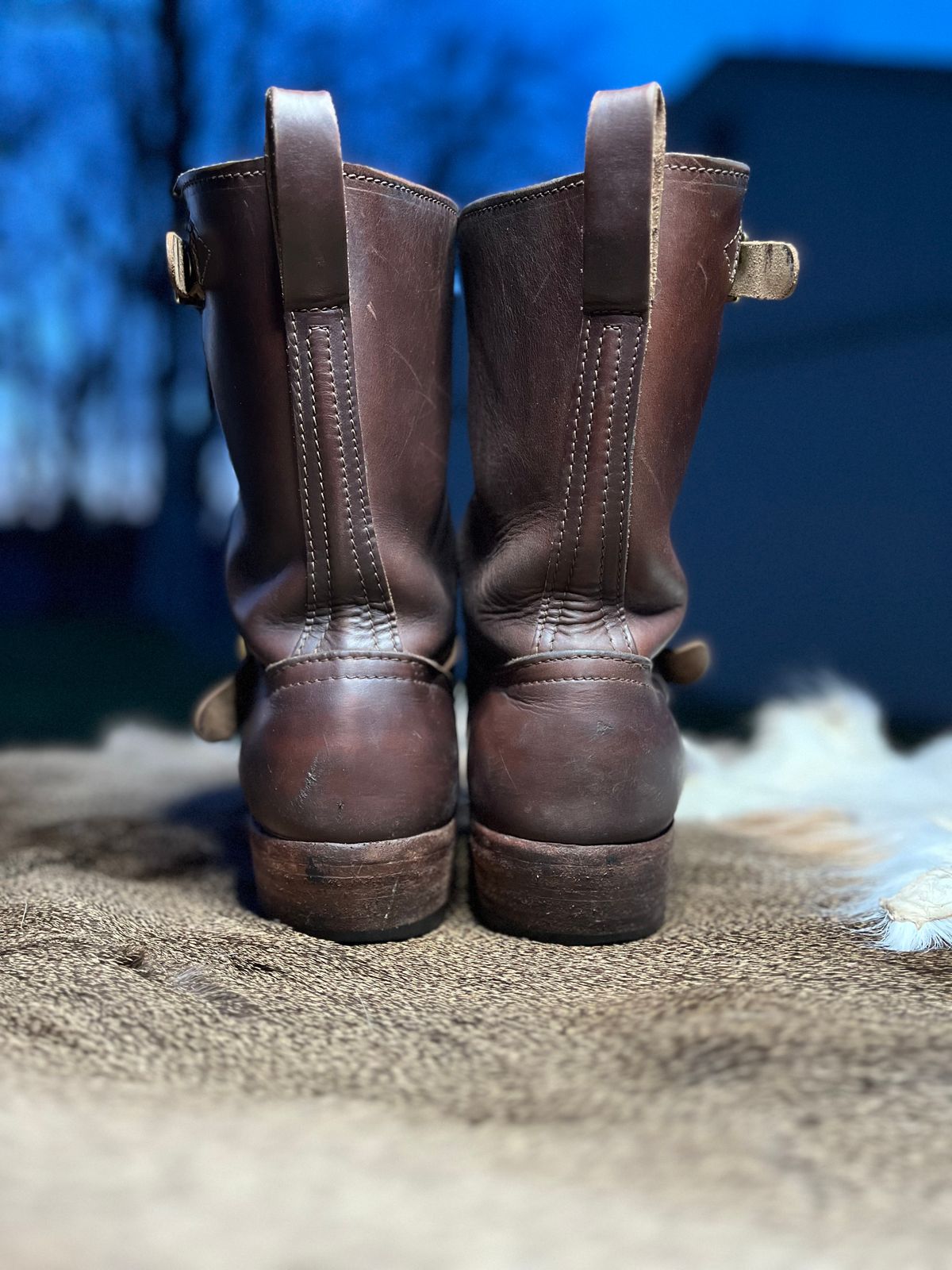 Photo by jeremy.short2 on April 4, 2024 of the Nicks Renegade in Horween Brown Chromexcel.