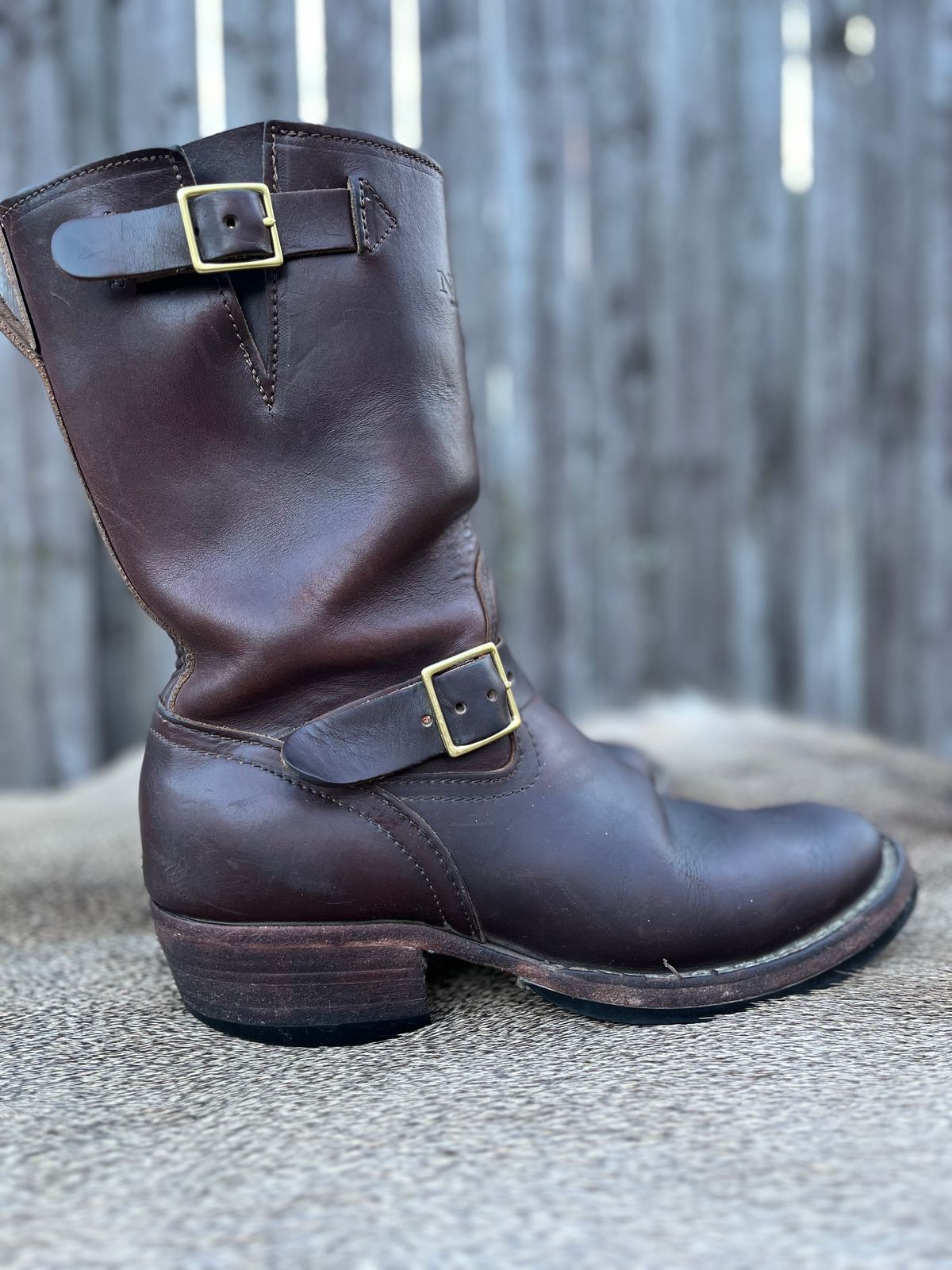 Photo by jeremy.short2 on April 4, 2024 of the Nicks Renegade in Horween Brown Chromexcel.