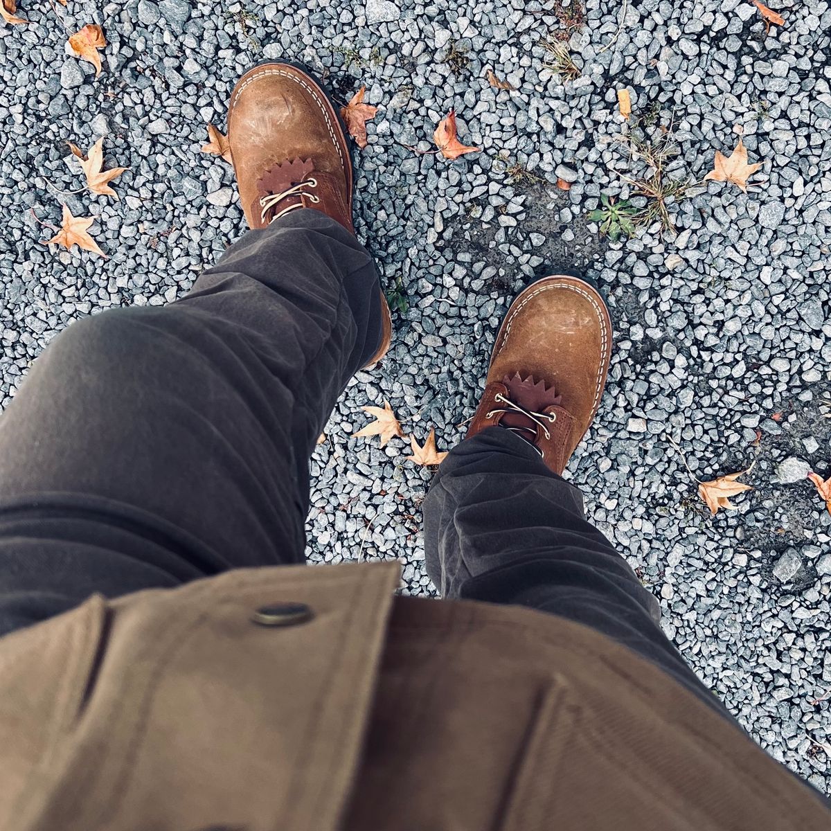 Photo by RyanAK on October 15, 2023 of the Nicks BuilderPro in Seidel 1964 Brown Roughout.
