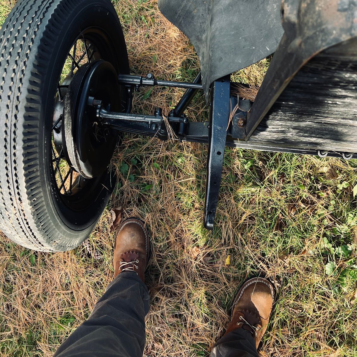 Photo by RyanAK on October 16, 2023 of the Nicks BuilderPro in Seidel 1964 Brown Roughout.