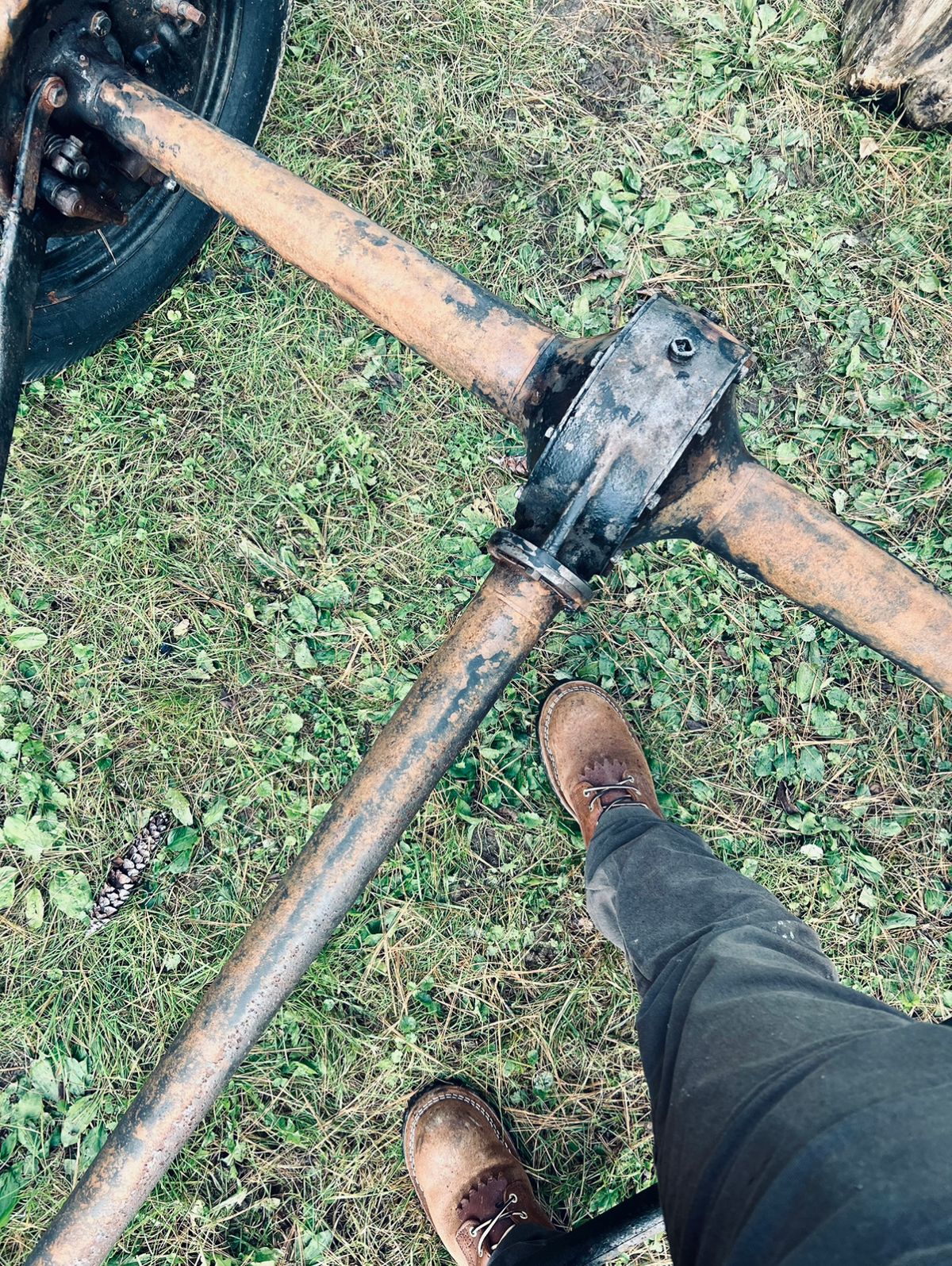 Photo by RyanAK on October 17, 2023 of the Nicks BuilderPro in Seidel 1964 Brown Roughout.