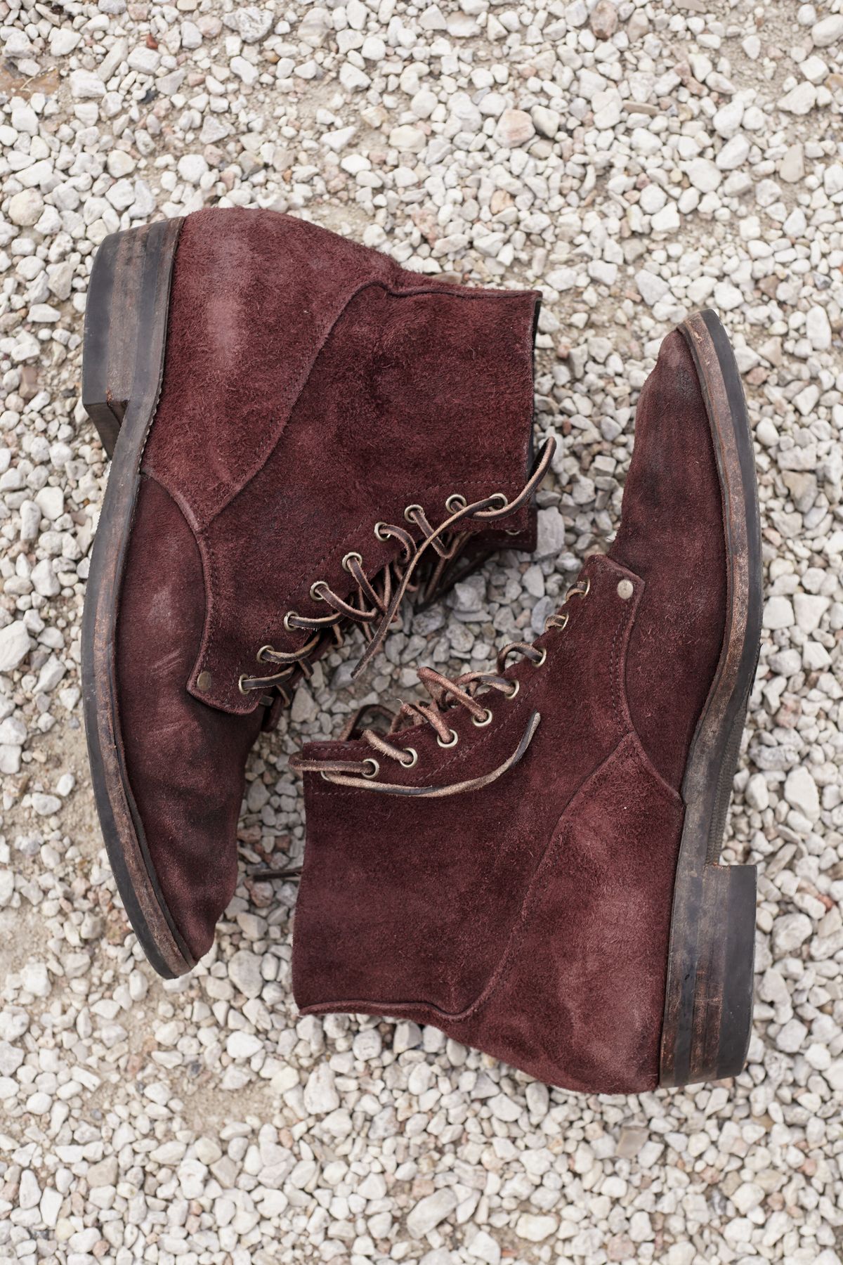 Photo by boootlicker on March 5, 2024 of the NF Bootmaker Fritz Boot in J&FJ Baker Australian Nut Panel Hide Roughout.
