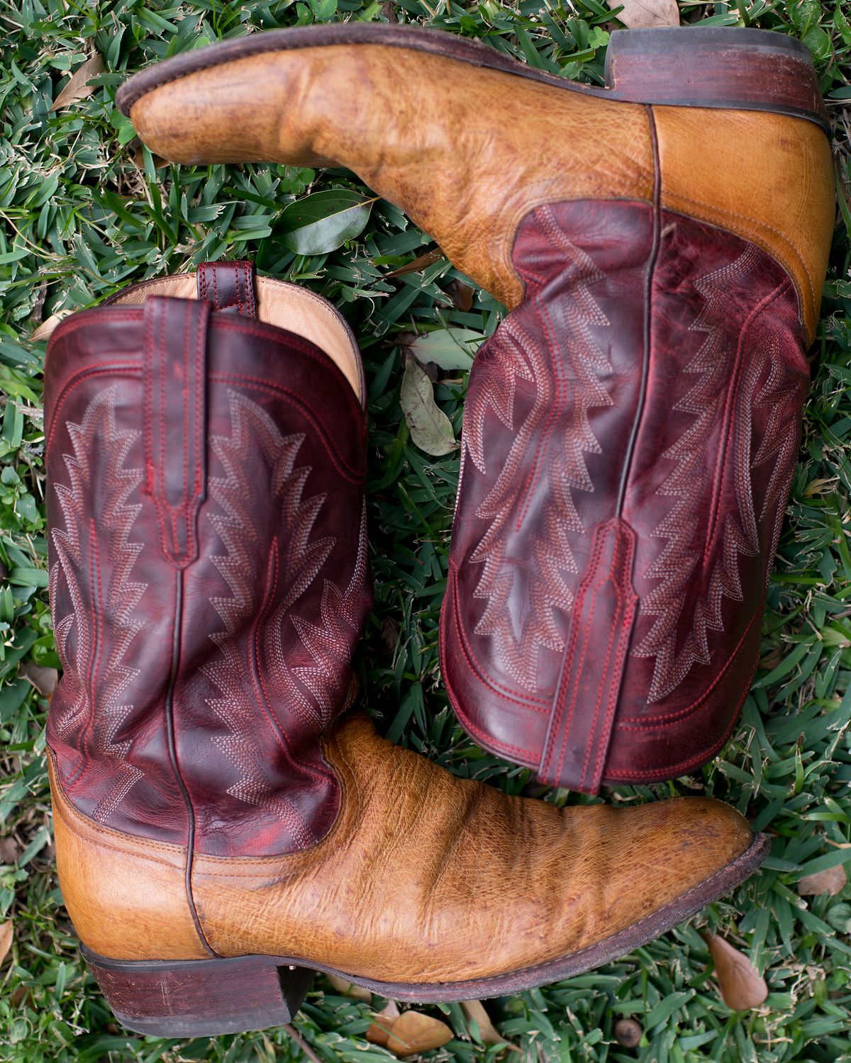 Photo by boootlicker on February 4, 2026 of the Tecovas The Weston in Smooth Ostrich.