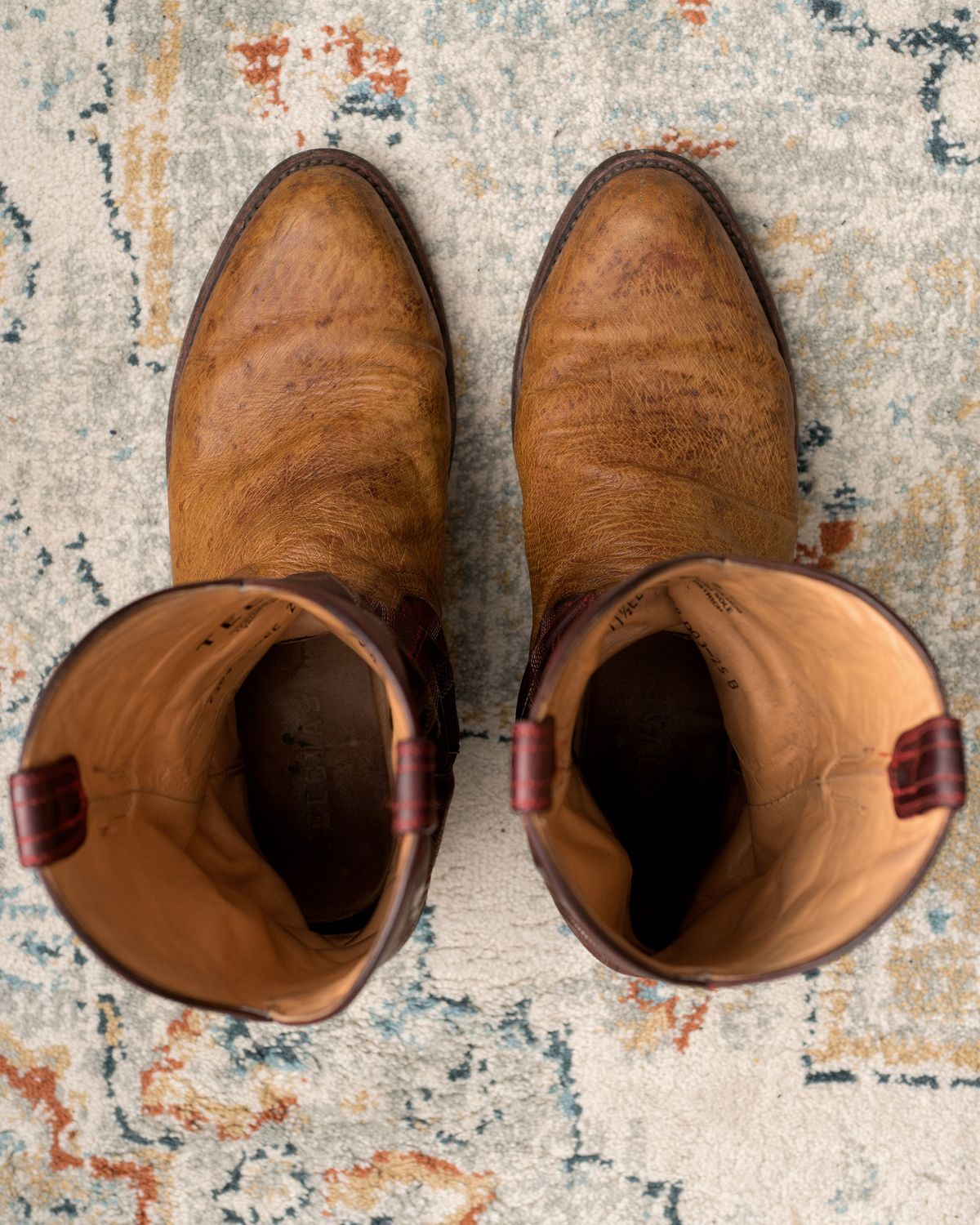 Photo by boootlicker on March 6, 2026 of the Tecovas The Weston in Smooth Ostrich.