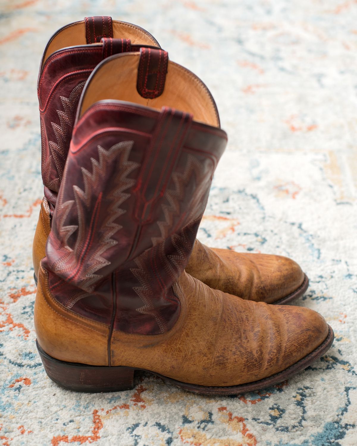 Photo by boootlicker on April 5, 2026 of the Tecovas The Weston in Smooth Ostrich.