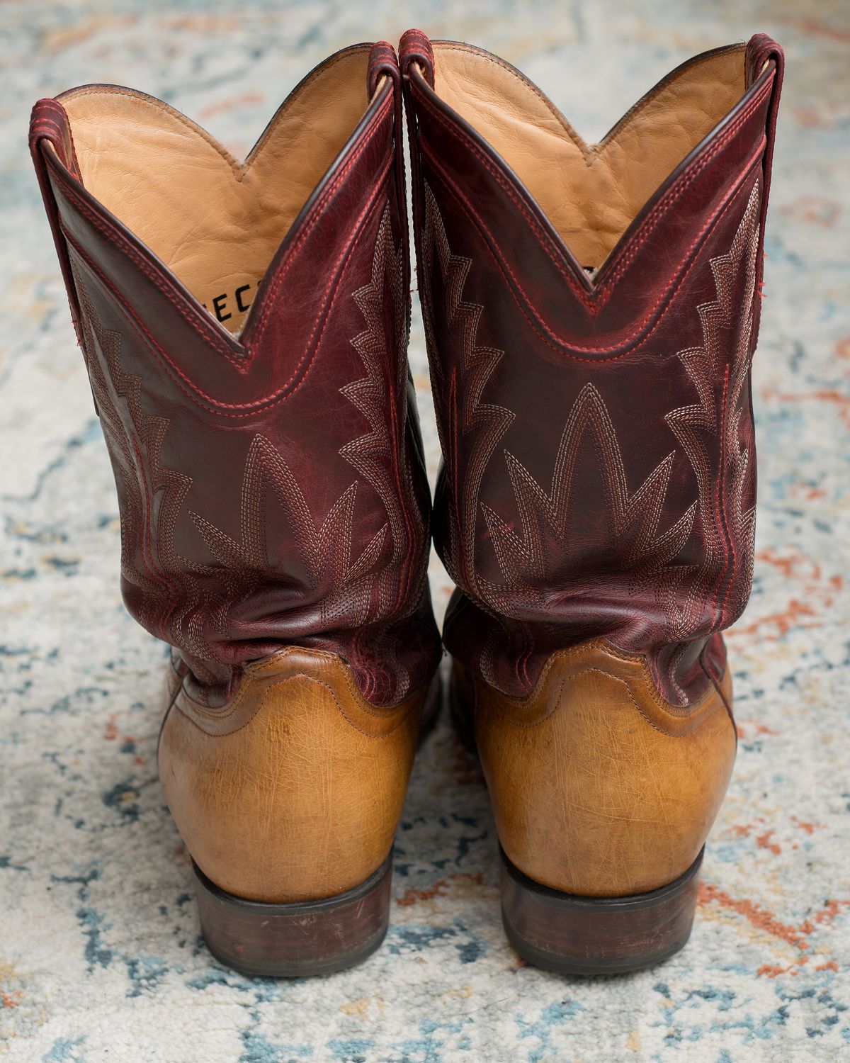 Photo by boootlicker on April 5, 2026 of the Tecovas The Weston in Smooth Ostrich.