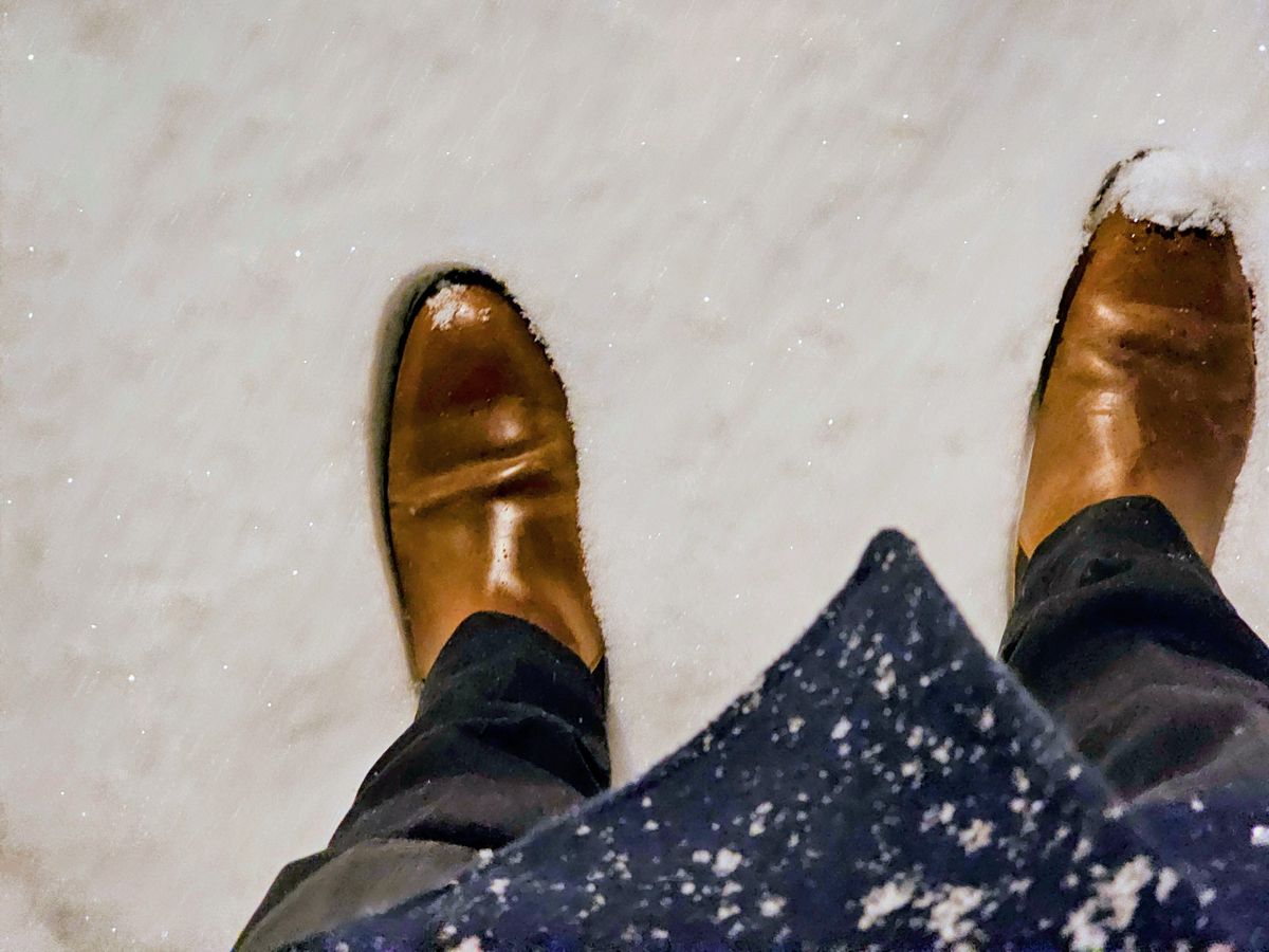 Photo by crunchyonion on February 5, 2024 of the Meermin Chelsea Boot in Tobacco Waxy Shell Cordovan.