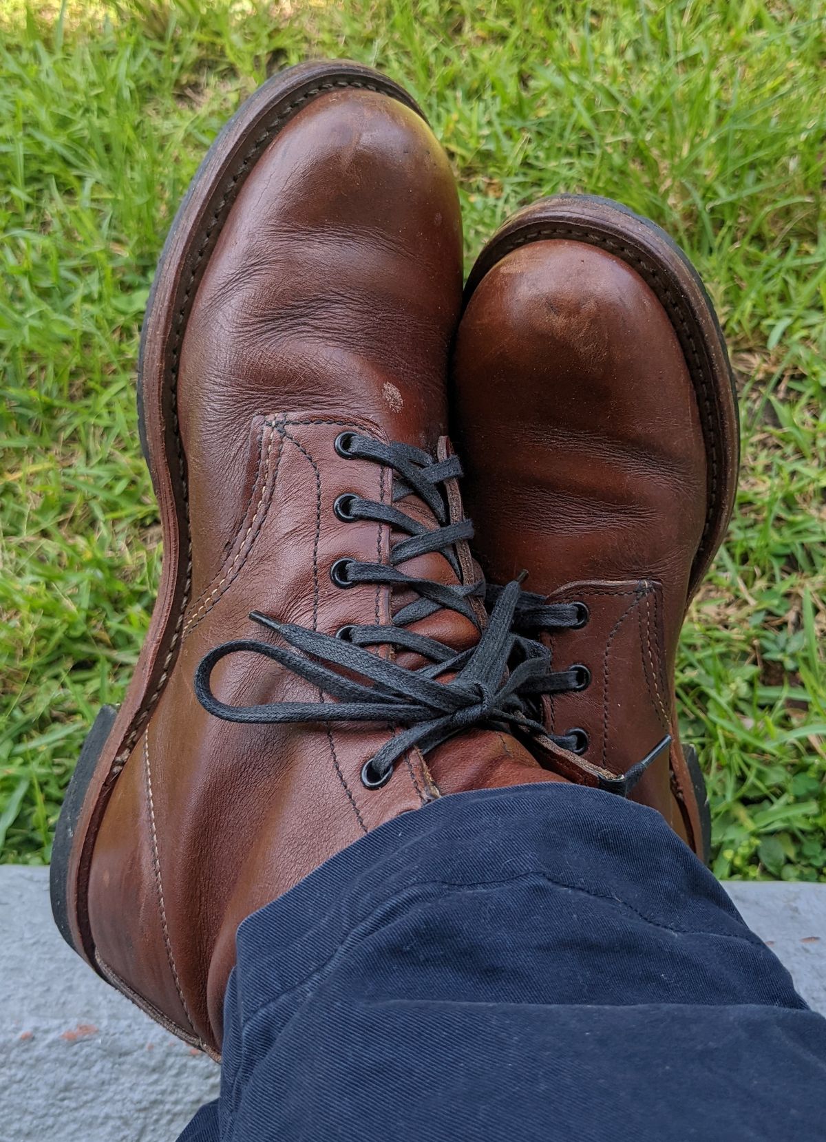 Photo by gonzalezebra on August 22, 2022 of the Red Wing Beckman in Unknown Material.