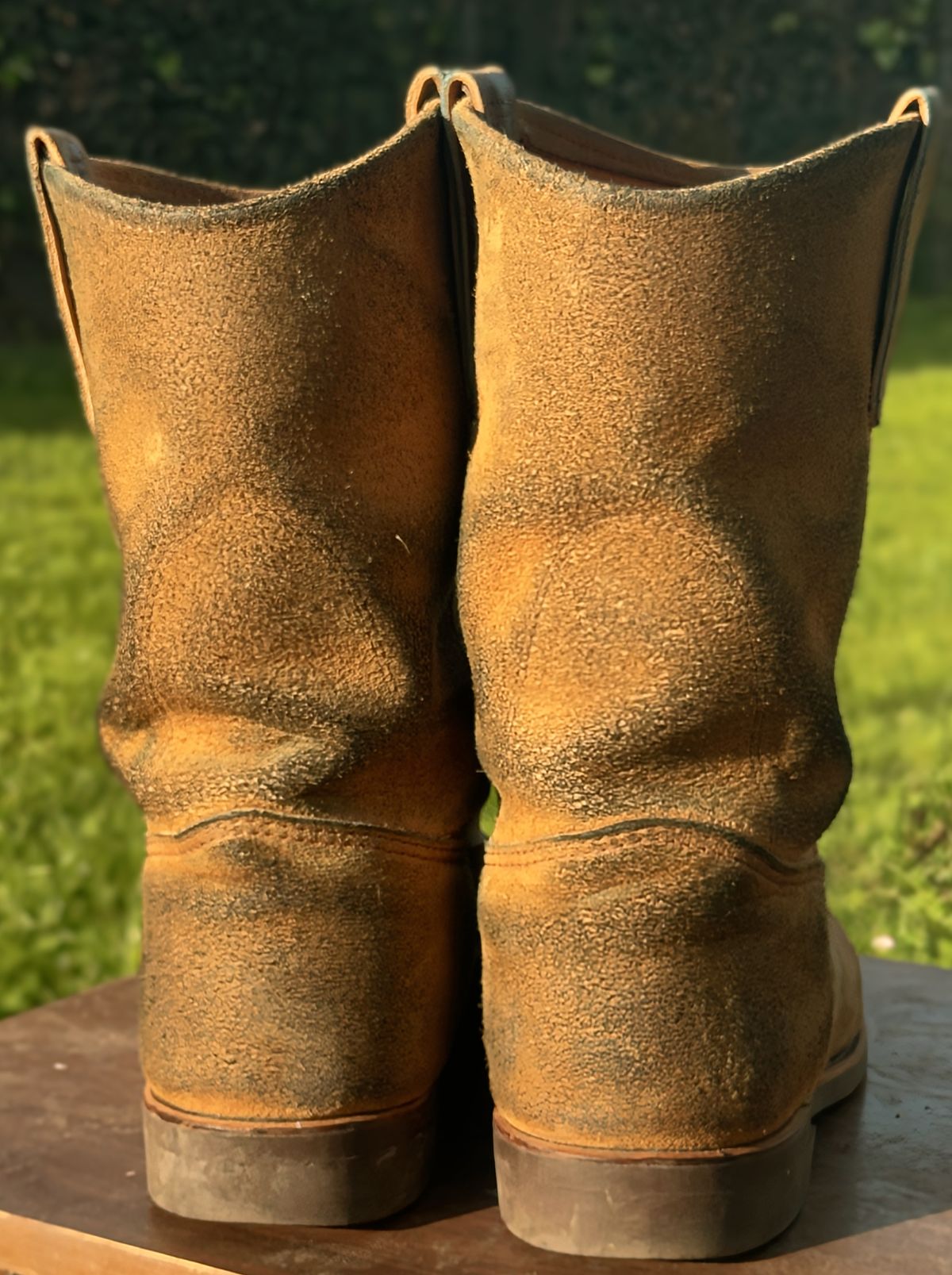 Photo by amaru_and_crow on February 5, 2026 of the Red Wing Pecos in S.B. Foot Hawthorne Muleskinner.