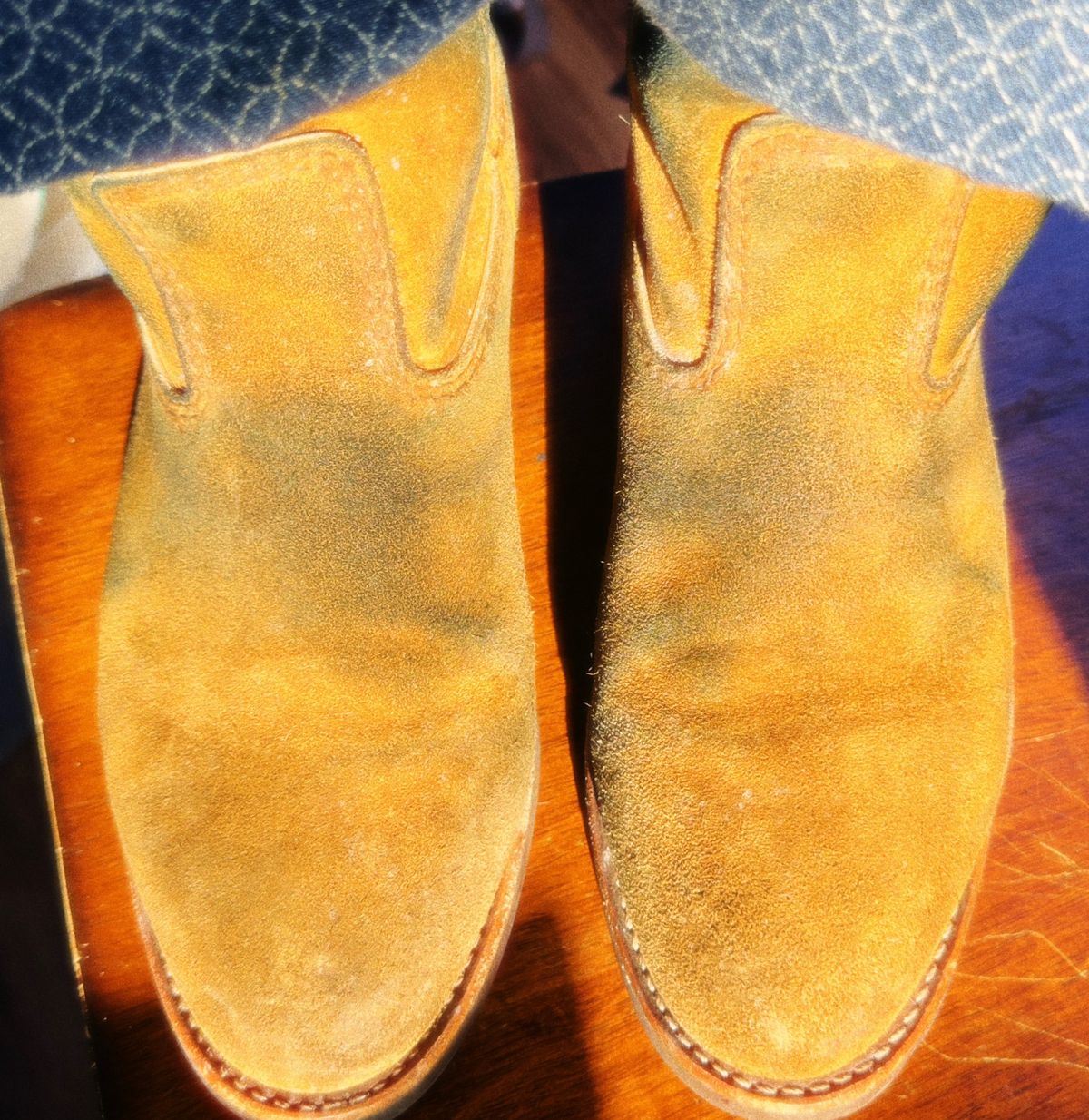 Photo by amaru_and_crow on March 3, 2026 of the Red Wing Pecos in S.B. Foot Hawthorne Muleskinner.