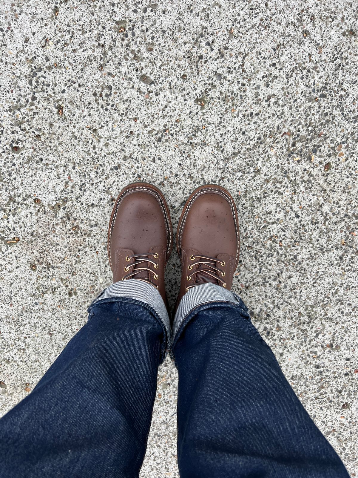 Photo by CJJ on November 2, 2023 of the White's Farmer/Rancher in Seidel Brown Oil Tan.