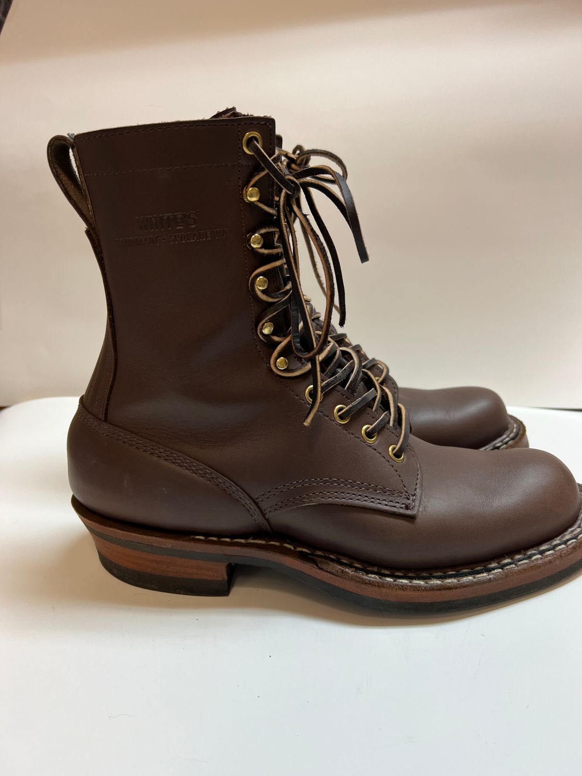 Photo by CJJ on November 2, 2023 of the White's Farmer/Rancher in Seidel Brown Oil Tan.