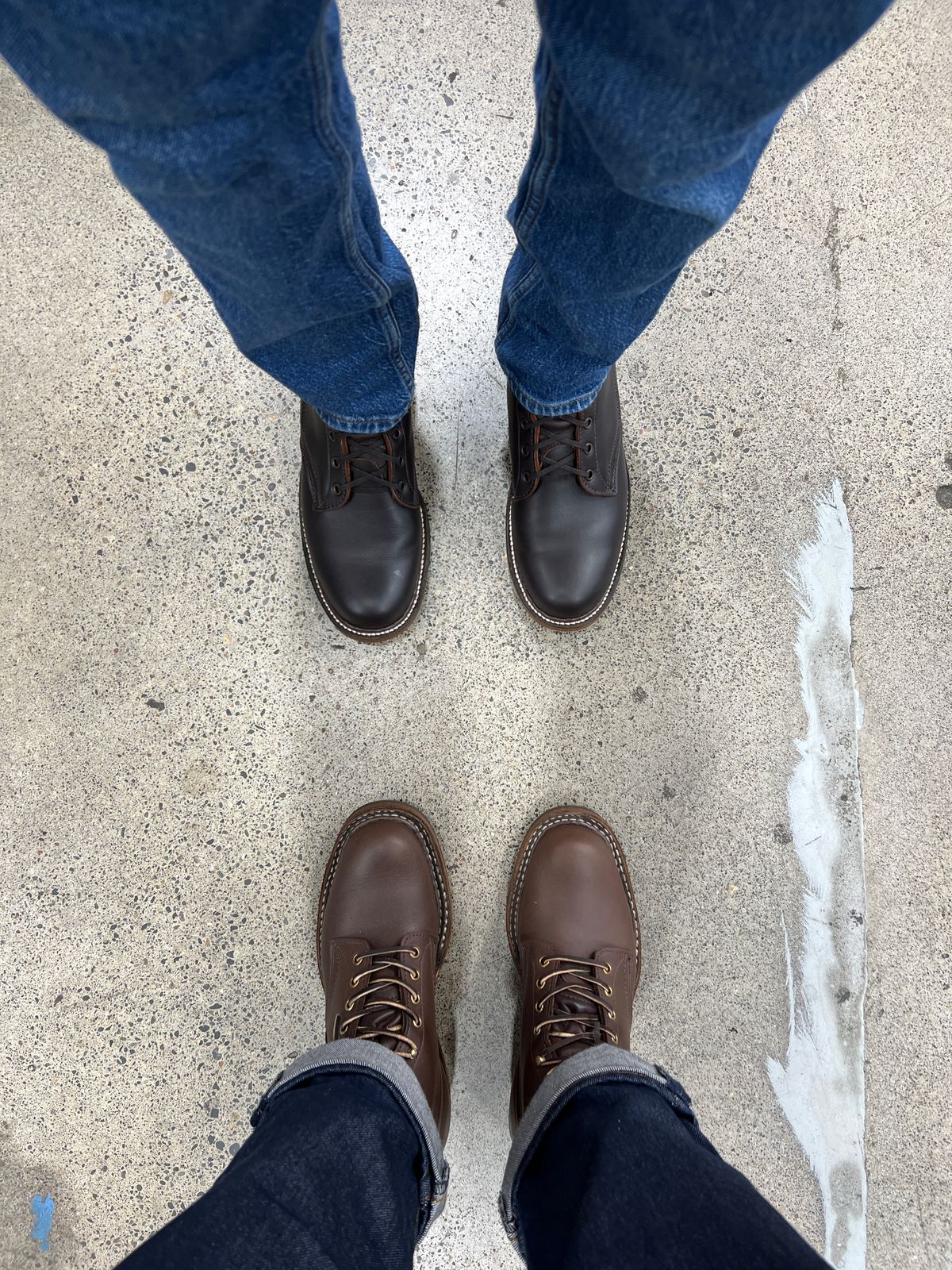 Photo by CJJ on November 9, 2023 of the White's Farmer/Rancher in Seidel Brown Oil Tan.
