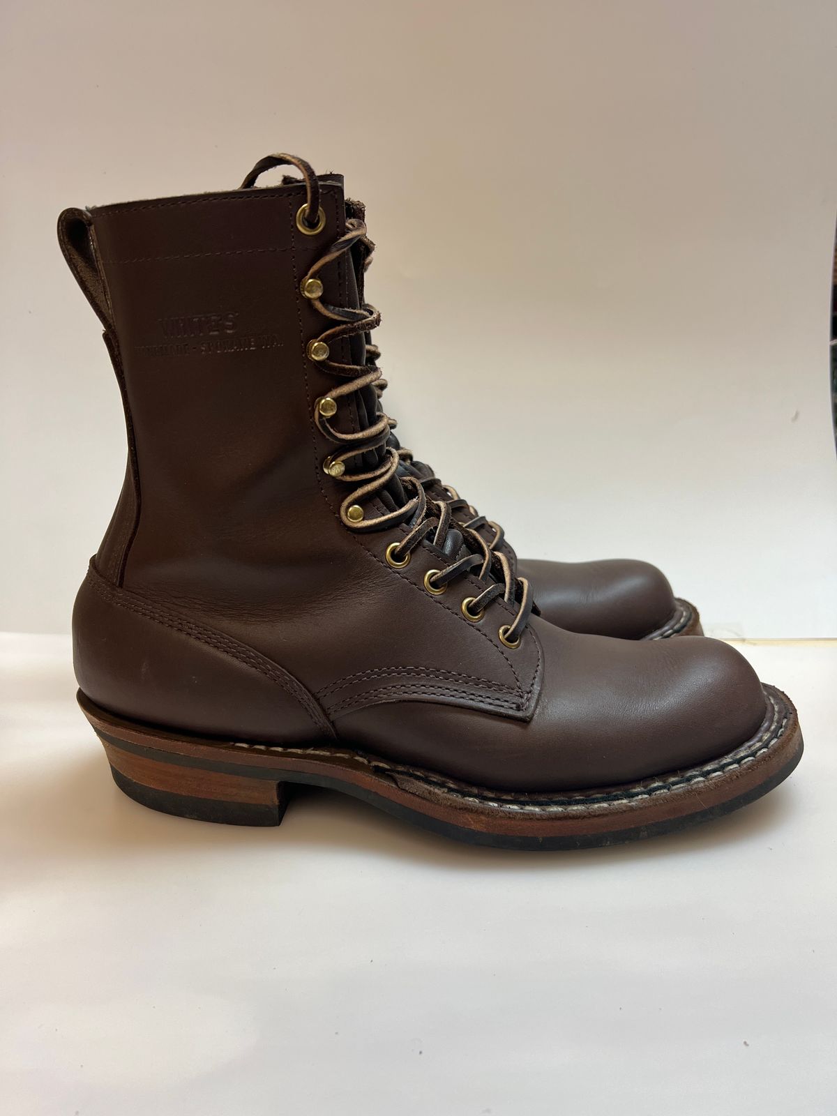 Photo by CJJ on December 2, 2023 of the White's Farmer/Rancher in Seidel Brown Oil Tan.