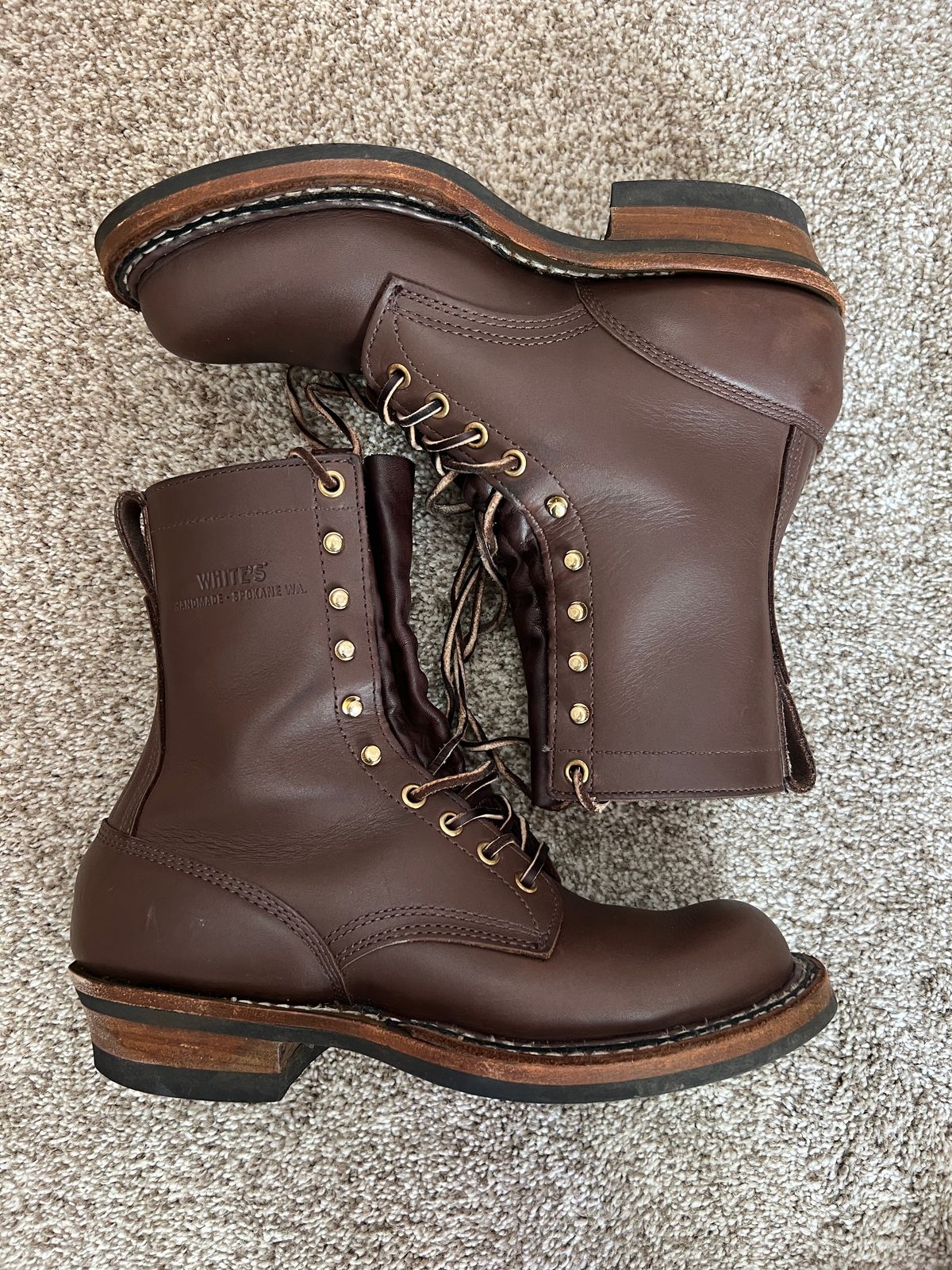 Photo by CJJ on February 3, 2024 of the White's Farmer/Rancher in Seidel Brown Oil Tan.
