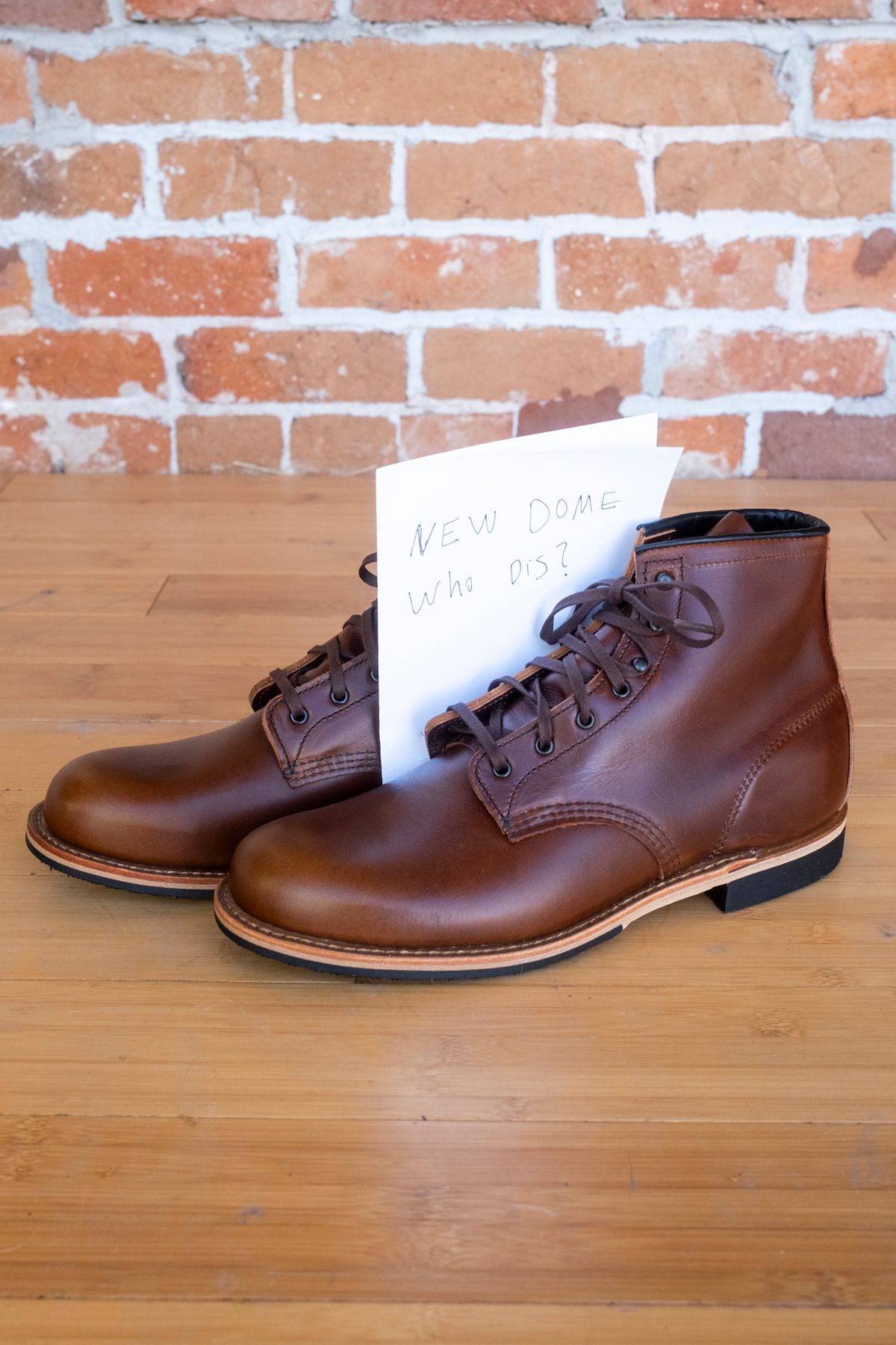 Photo by SBE2002 on October 2, 2025 of the Red Wing Beckman Flatbox in Cigar Excalibur.