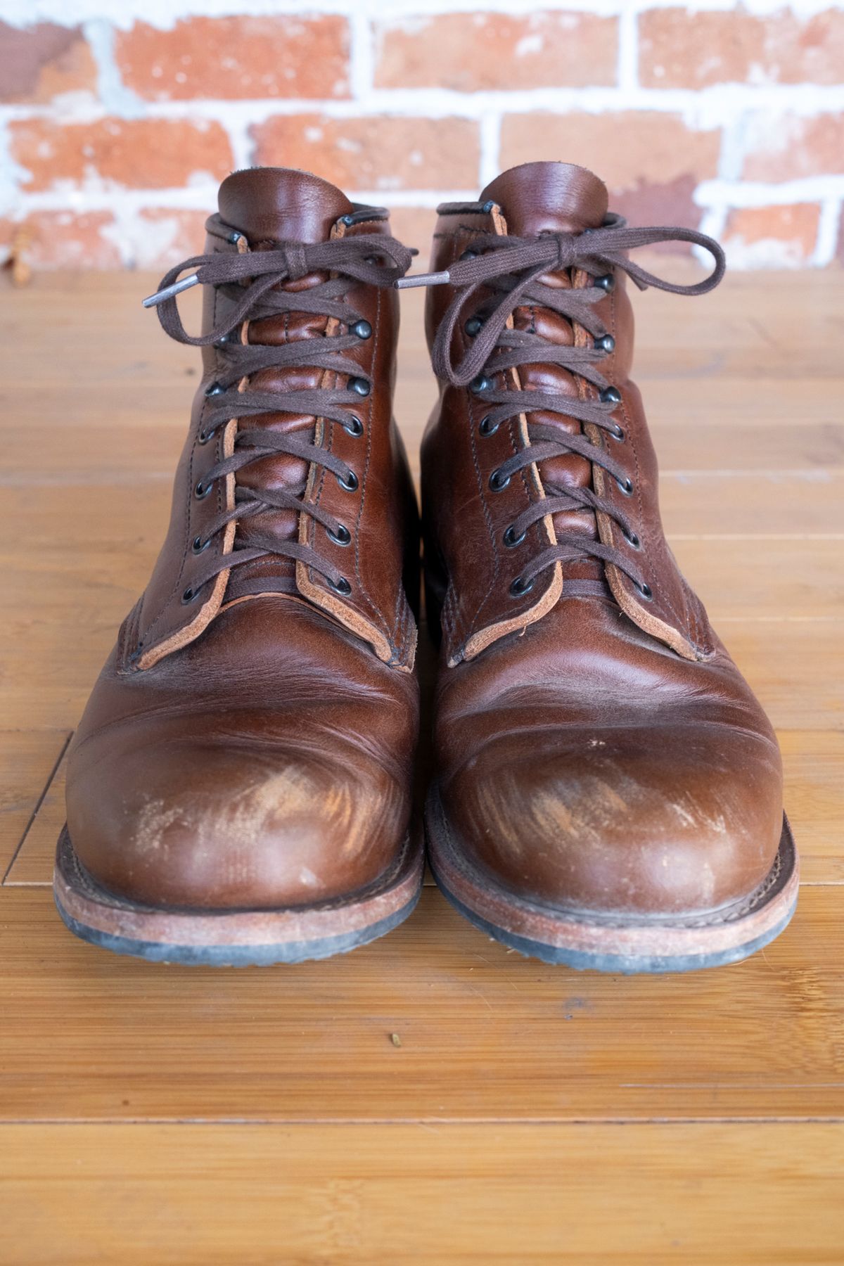 Photo by SBE2002 on November 3, 2025 of the Red Wing Beckman Flatbox in Cigar Excalibur.