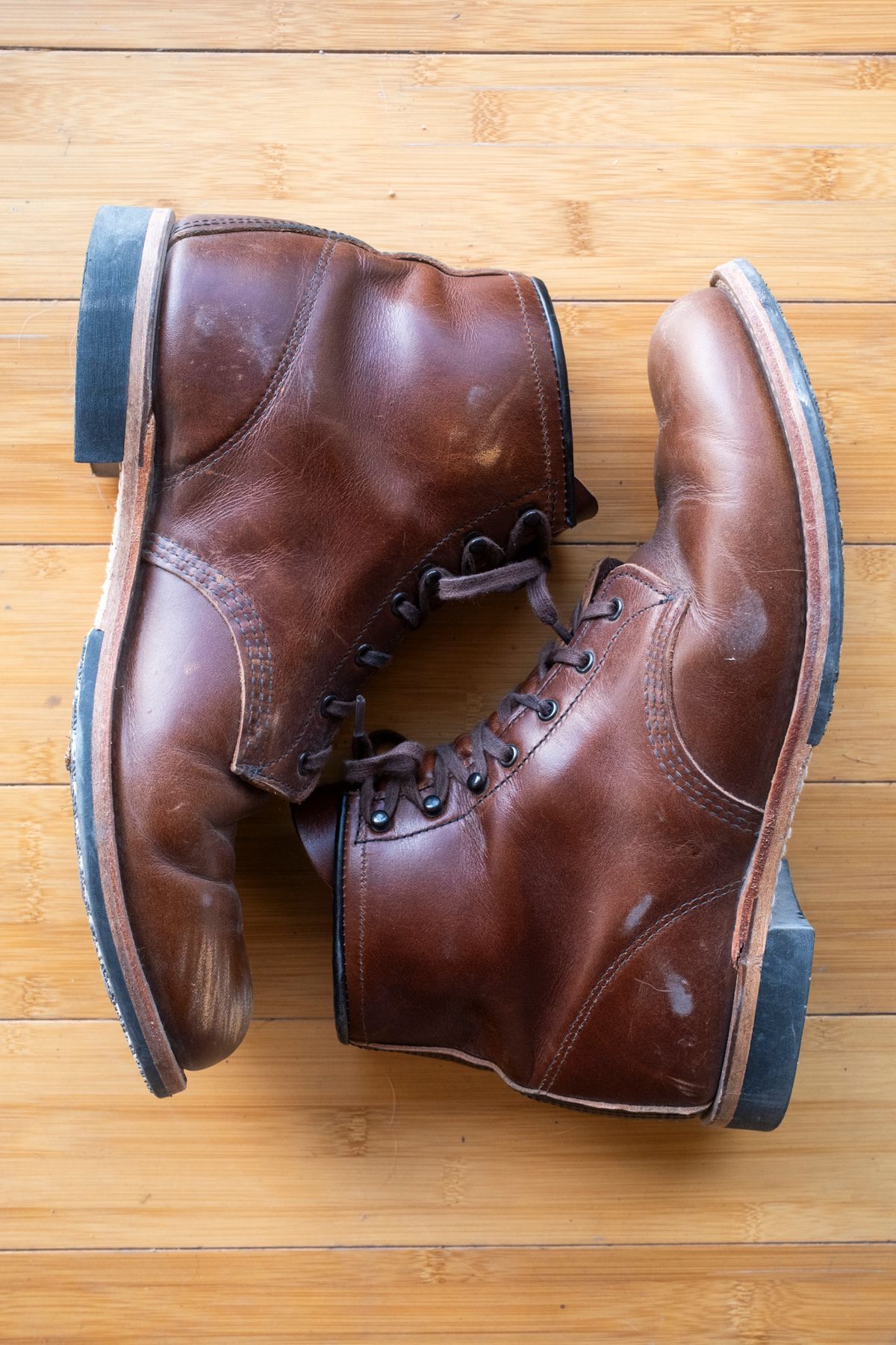 Photo by SBE2002 on November 3, 2025 of the Red Wing Beckman Flatbox in Cigar Excalibur.