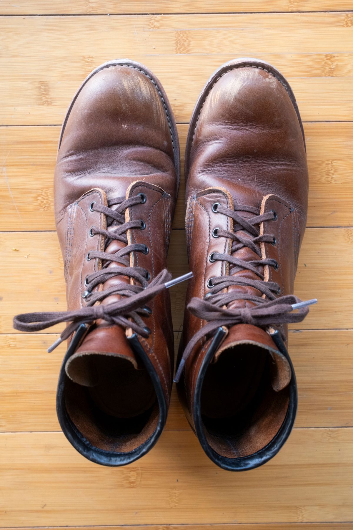 Photo by SBE2002 on November 3, 2025 of the Red Wing Beckman Flatbox in Cigar Excalibur.