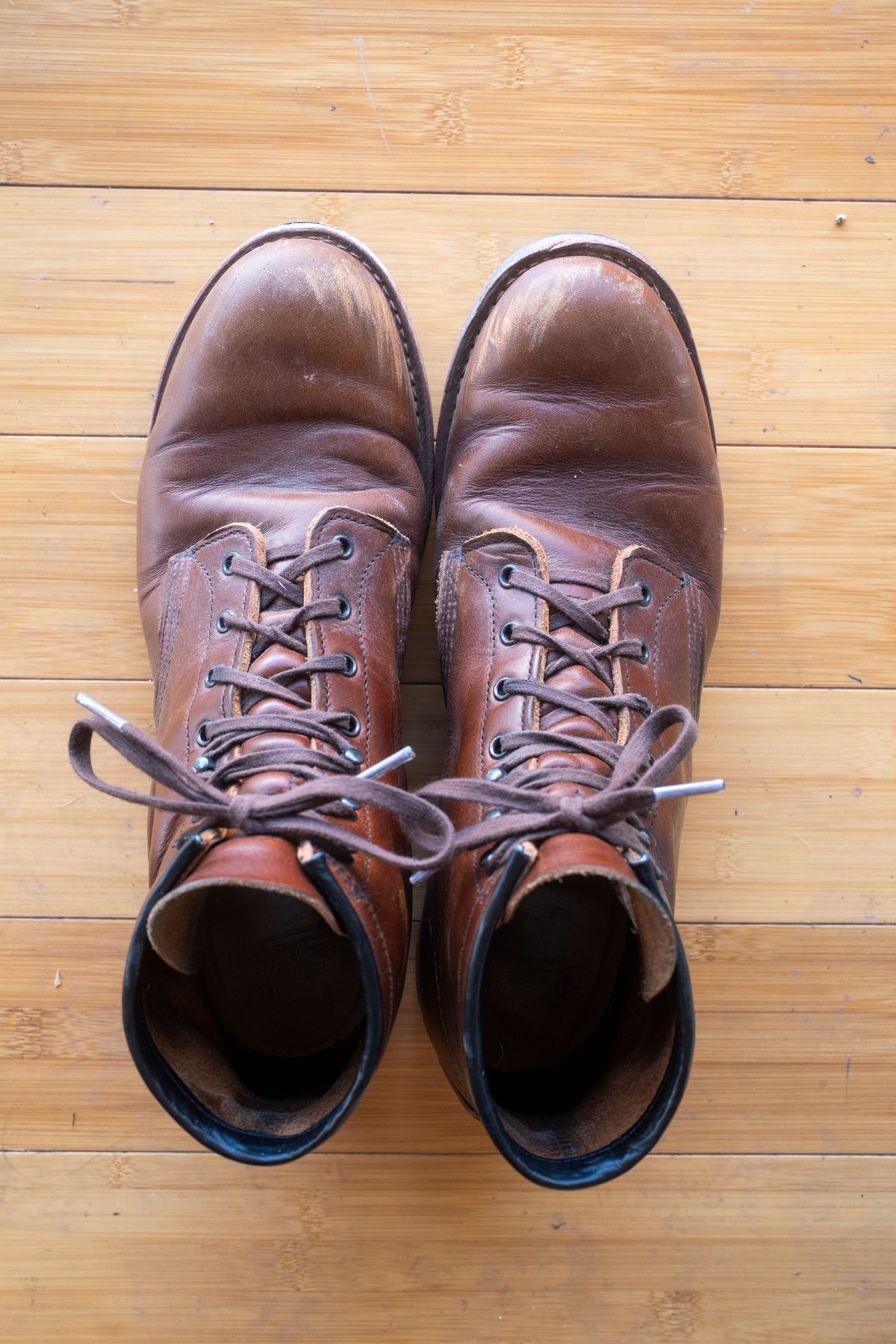 Photo by SBE2002 on December 3, 2025 of the Red Wing Beckman Flatbox in Cigar Excalibur.