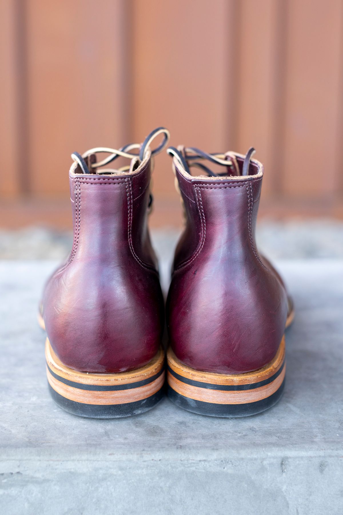 Photo by SBE2002 on November 1, 2023 of the Viberg Service Boot in Horween Color 8 Chromexcel.
