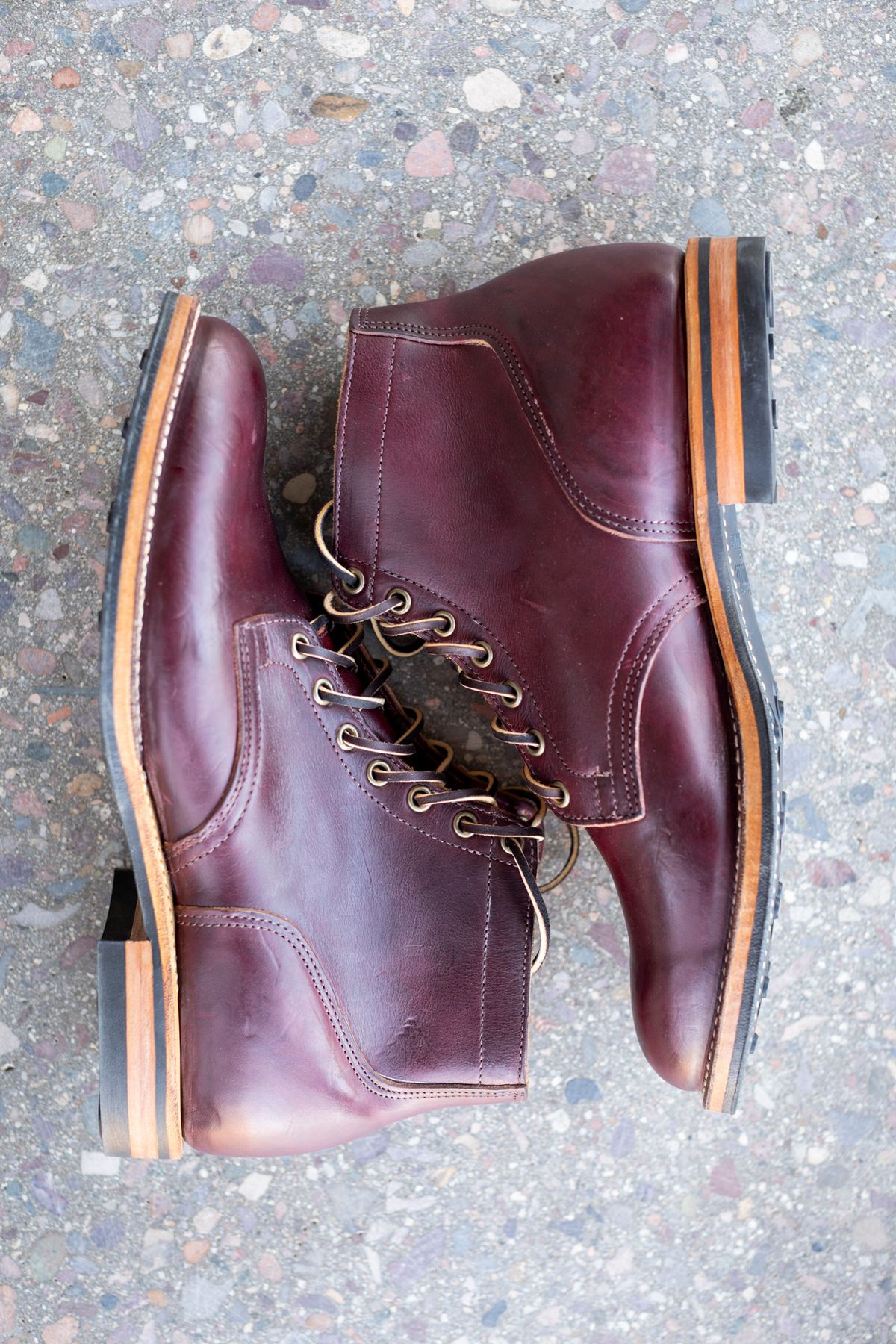 Photo by SBE2002 on November 1, 2023 of the Viberg Service Boot in Horween Color 8 Chromexcel.
