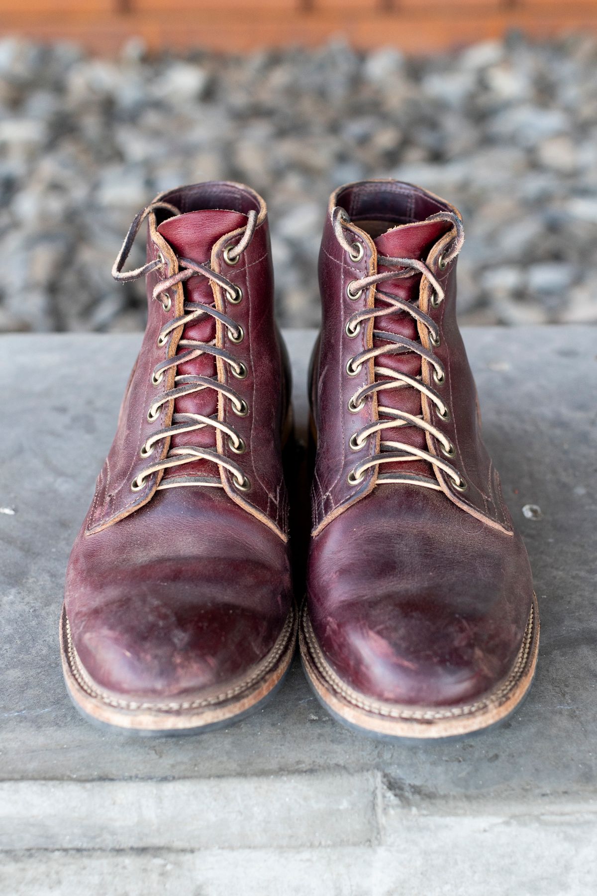 Photo by SBE2002 on December 4, 2023 of the Viberg Service Boot in Horween Color 8 Chromexcel.