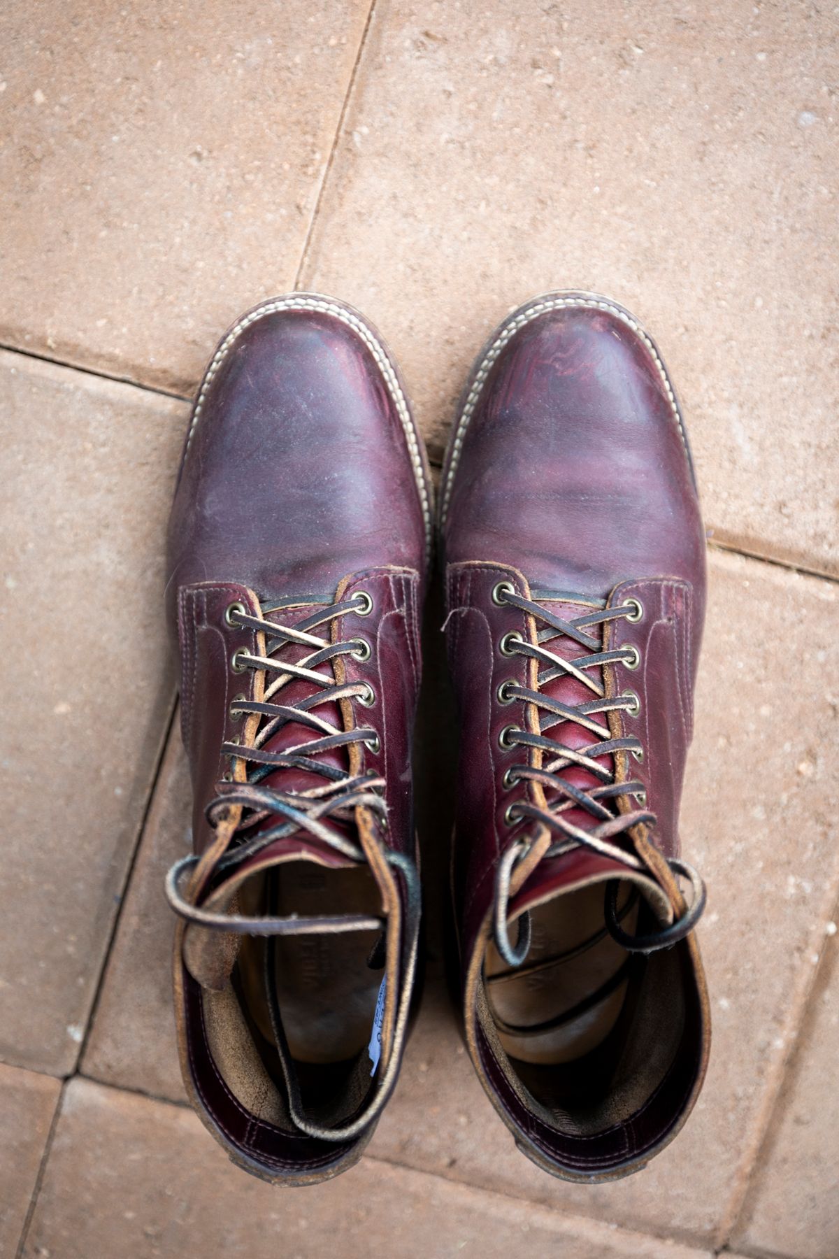 Photo by SBE2002 on January 5, 2024 of the Viberg Service Boot in Horween Color 8 Chromexcel.