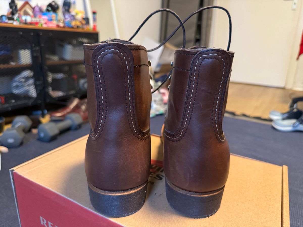 Photo by sunuchand on November 1, 2023 of the Red Wing Iron Ranger in S.B. Foot Amber Harness.