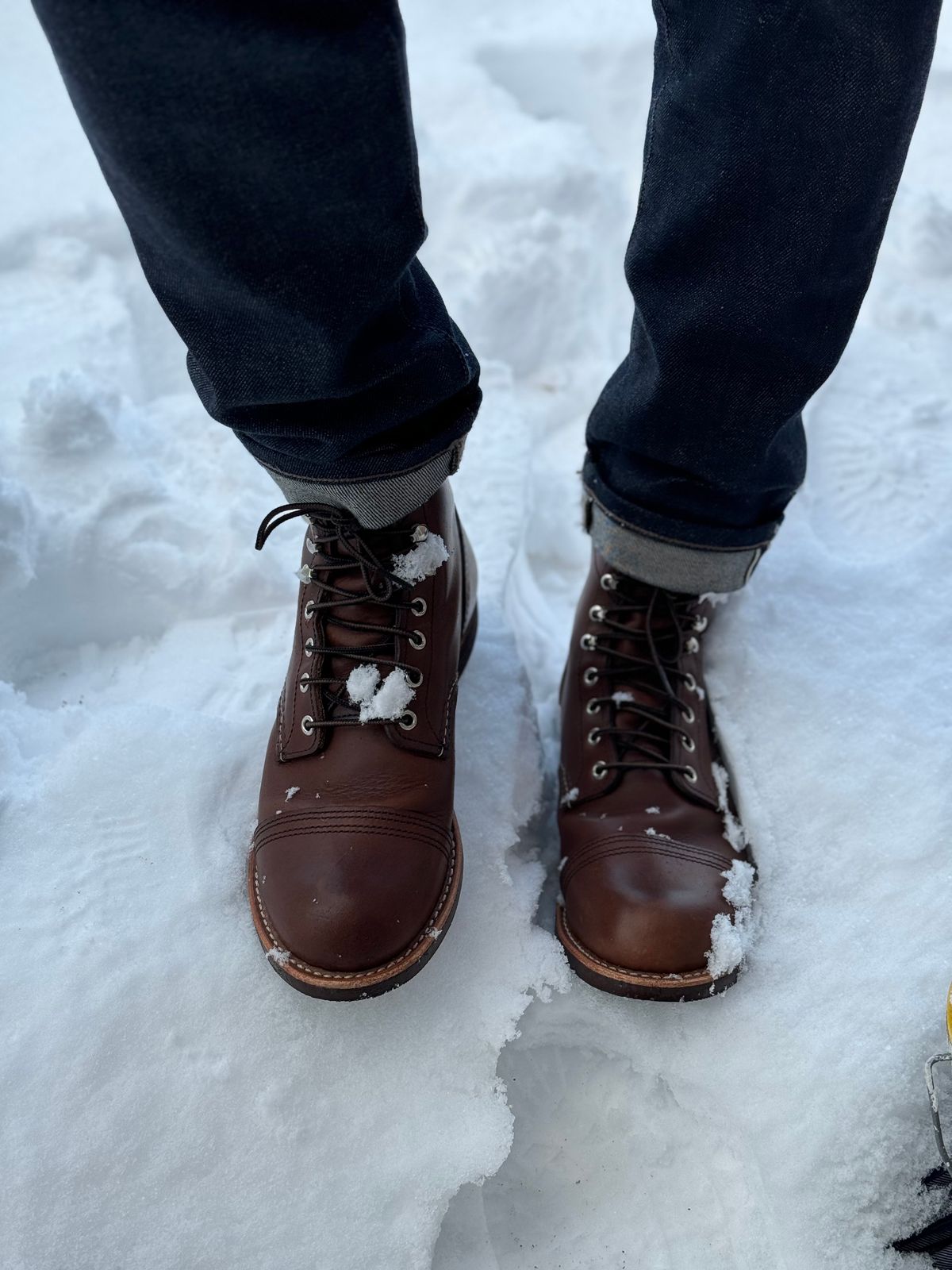 Photo by sunuchand on December 2, 2023 of the Red Wing Iron Ranger in S.B. Foot Amber Harness.
