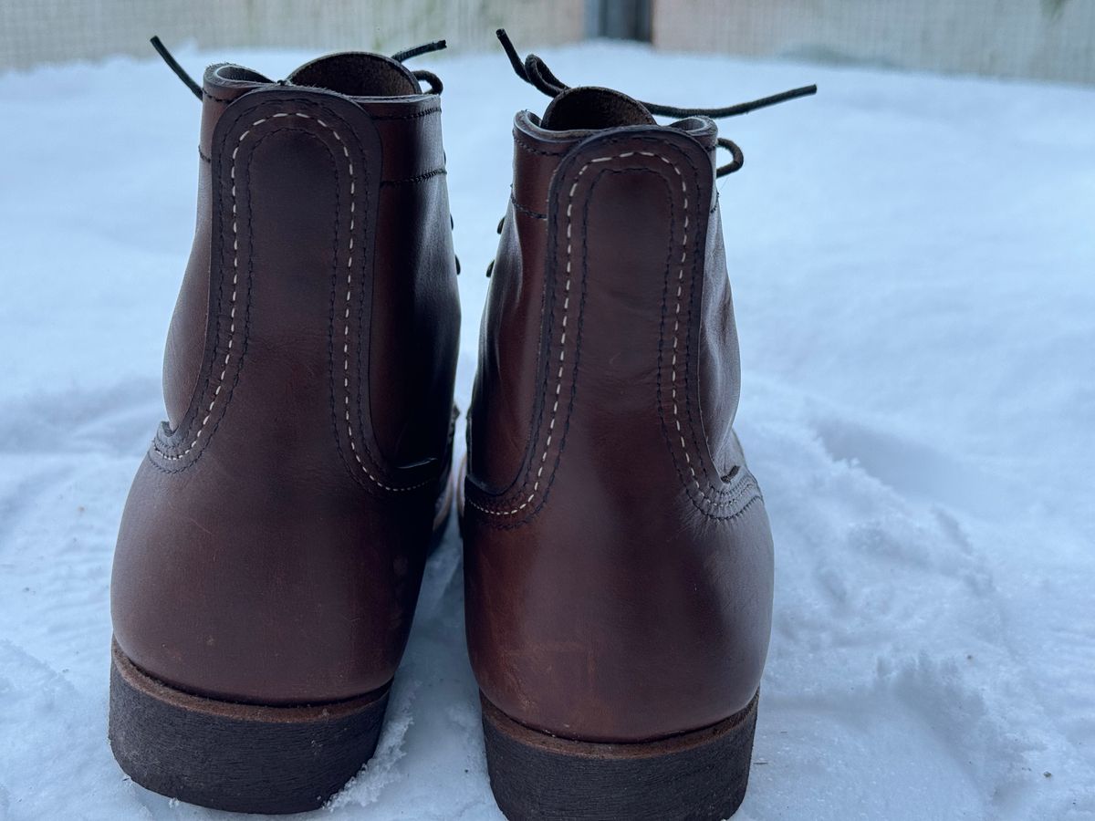 Photo by sunuchand on December 2, 2023 of the Red Wing Iron Ranger in S.B. Foot Amber Harness.