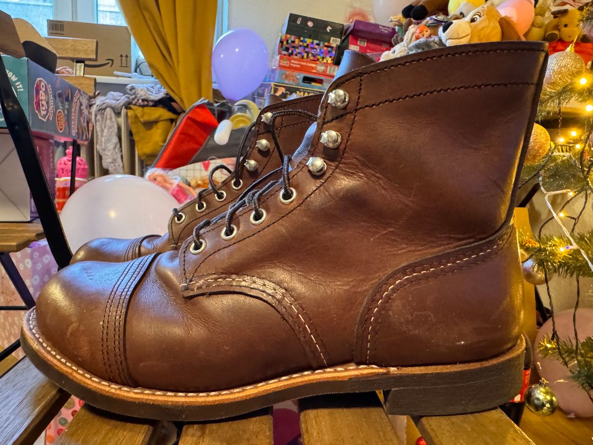 Photo by sunuchand on January 5, 2024 of the Red Wing Iron Ranger in S.B. Foot Amber Harness.