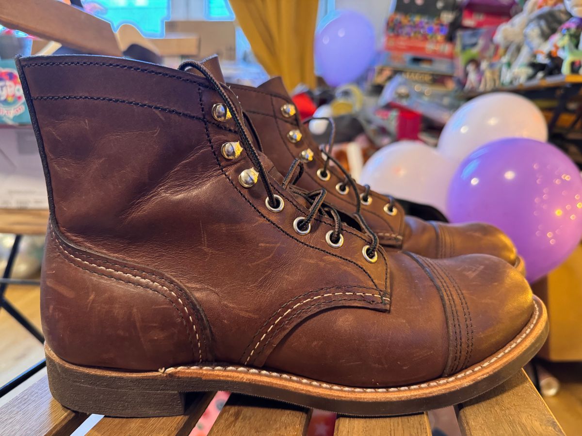 Photo by sunuchand on January 5, 2024 of the Red Wing Iron Ranger in S.B. Foot Amber Harness.