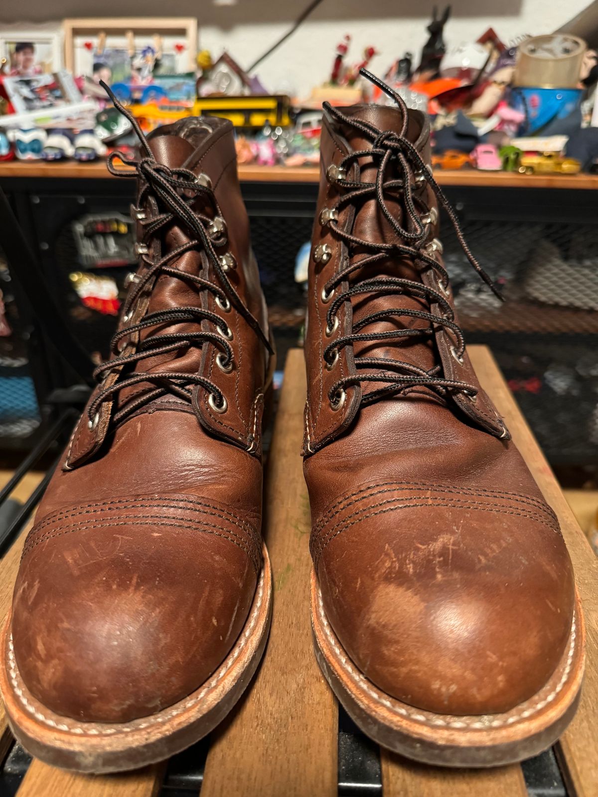 Photo by sunuchand on February 5, 2024 of the Red Wing Iron Ranger in S.B. Foot Amber Harness.